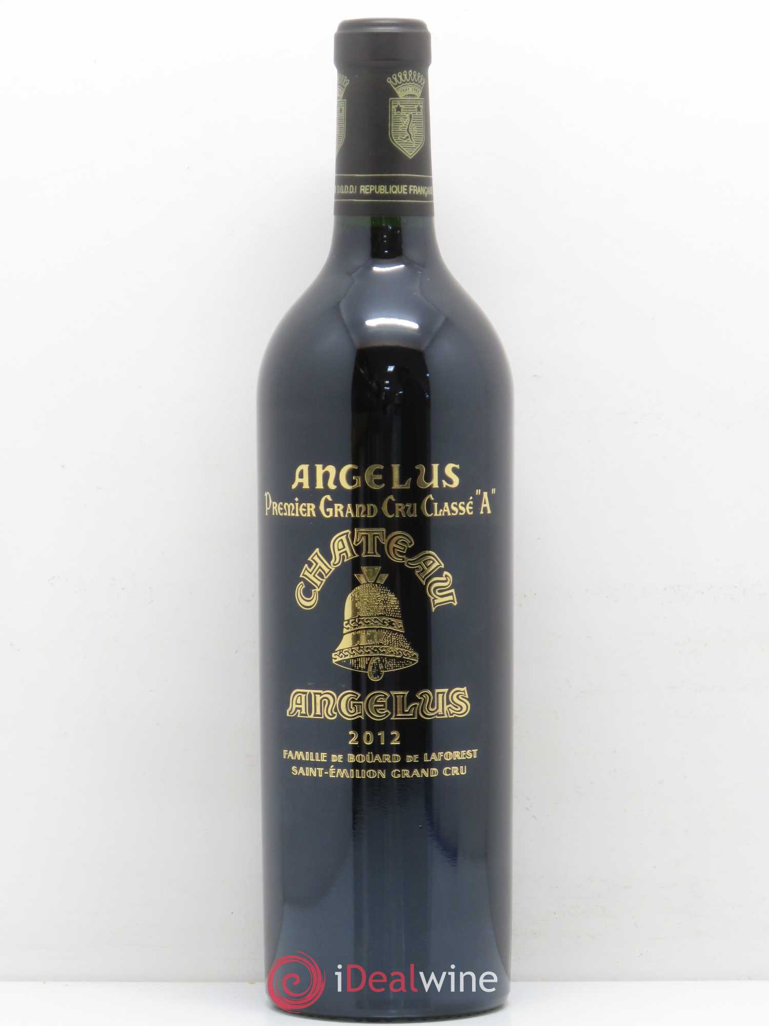 Château Angélus 1er Grand Cru Classé A 2012 - Lot de 1 bouteille - 0