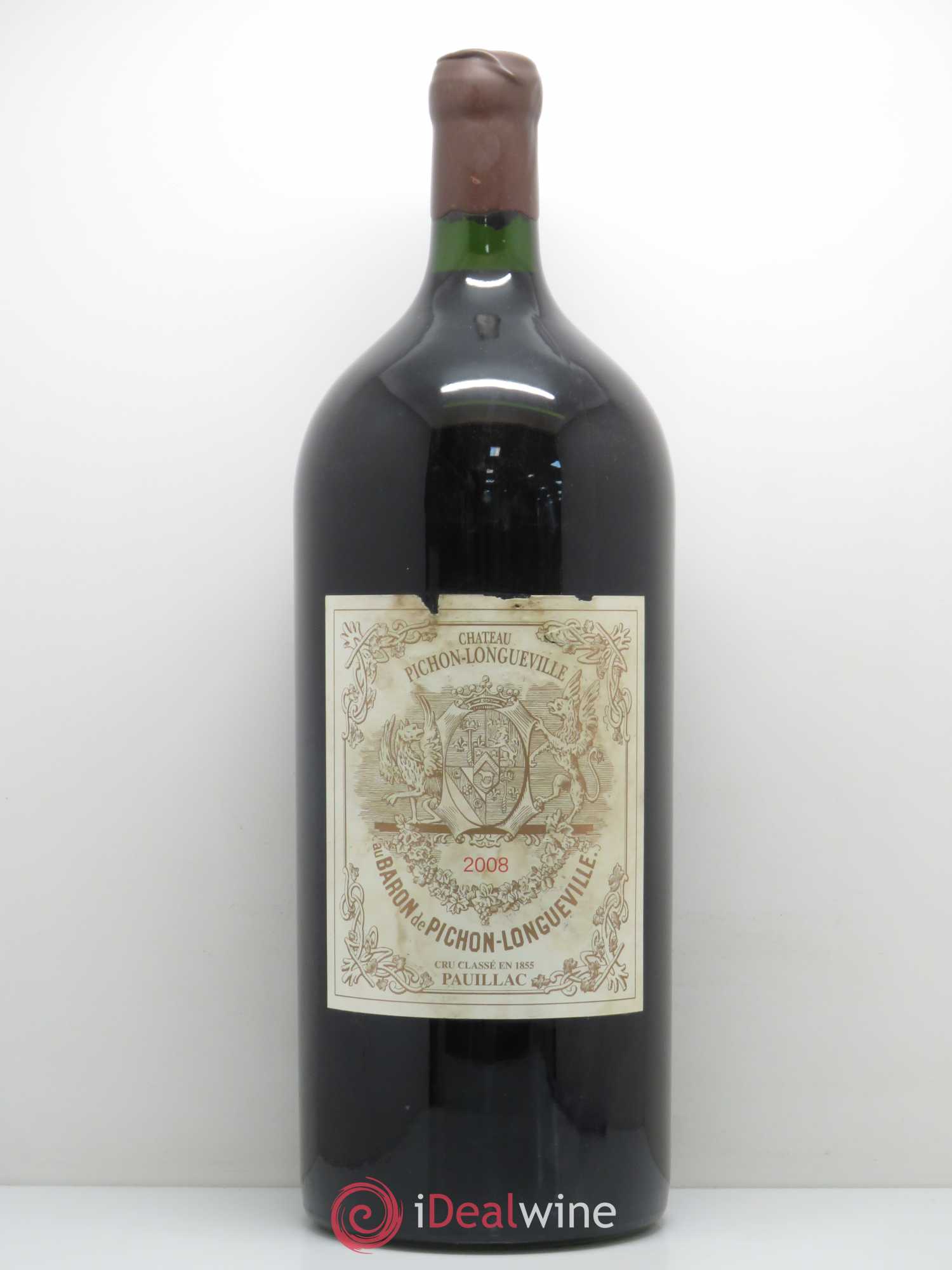 Pichon Longueville Baron 2ème Grand Cru Classé 2008 - Lot de 1 impériale - 0