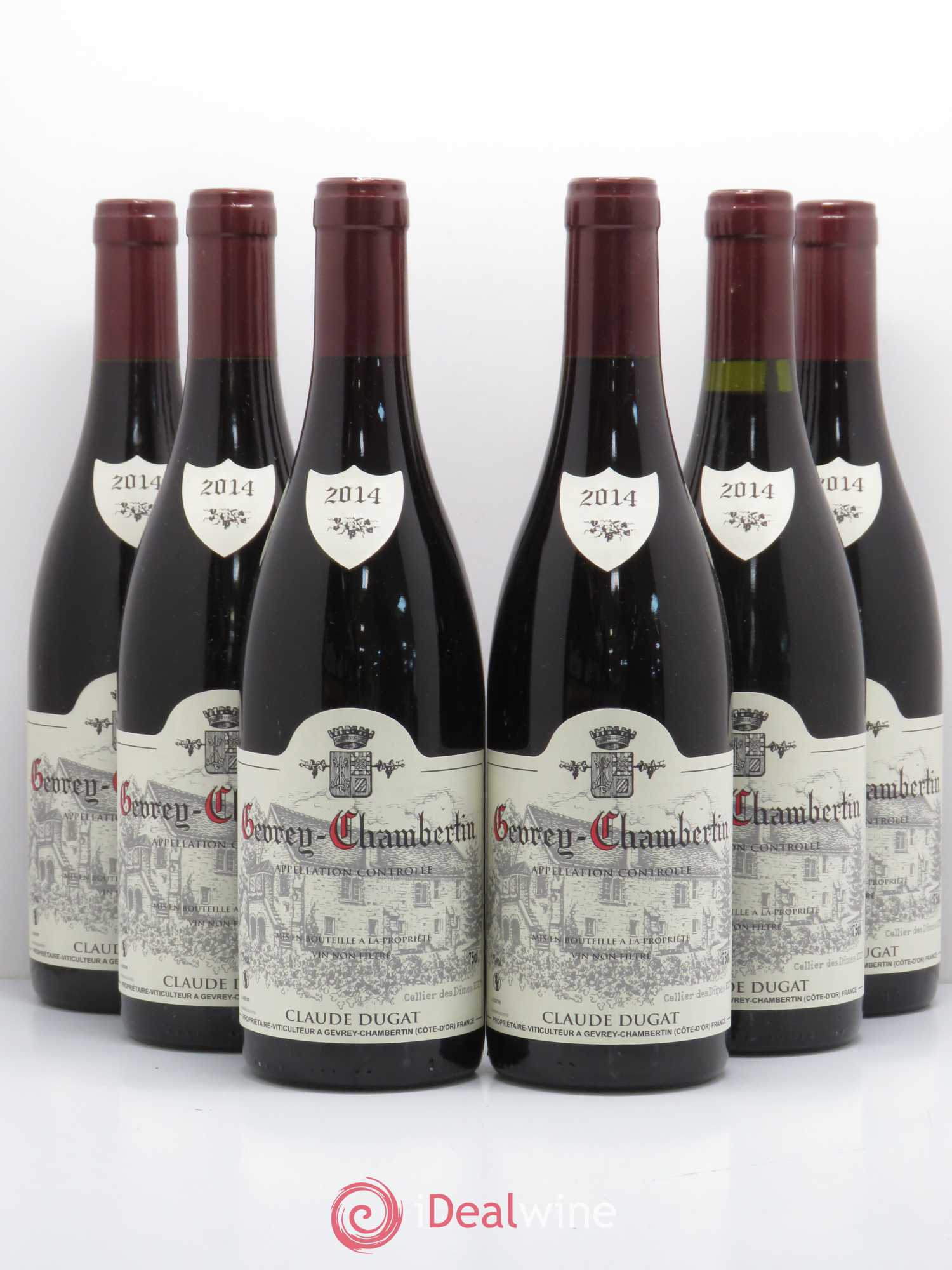 Gevrey-Chambertin Claude Dugat 2014 - Lot de 6 bouteilles - 0