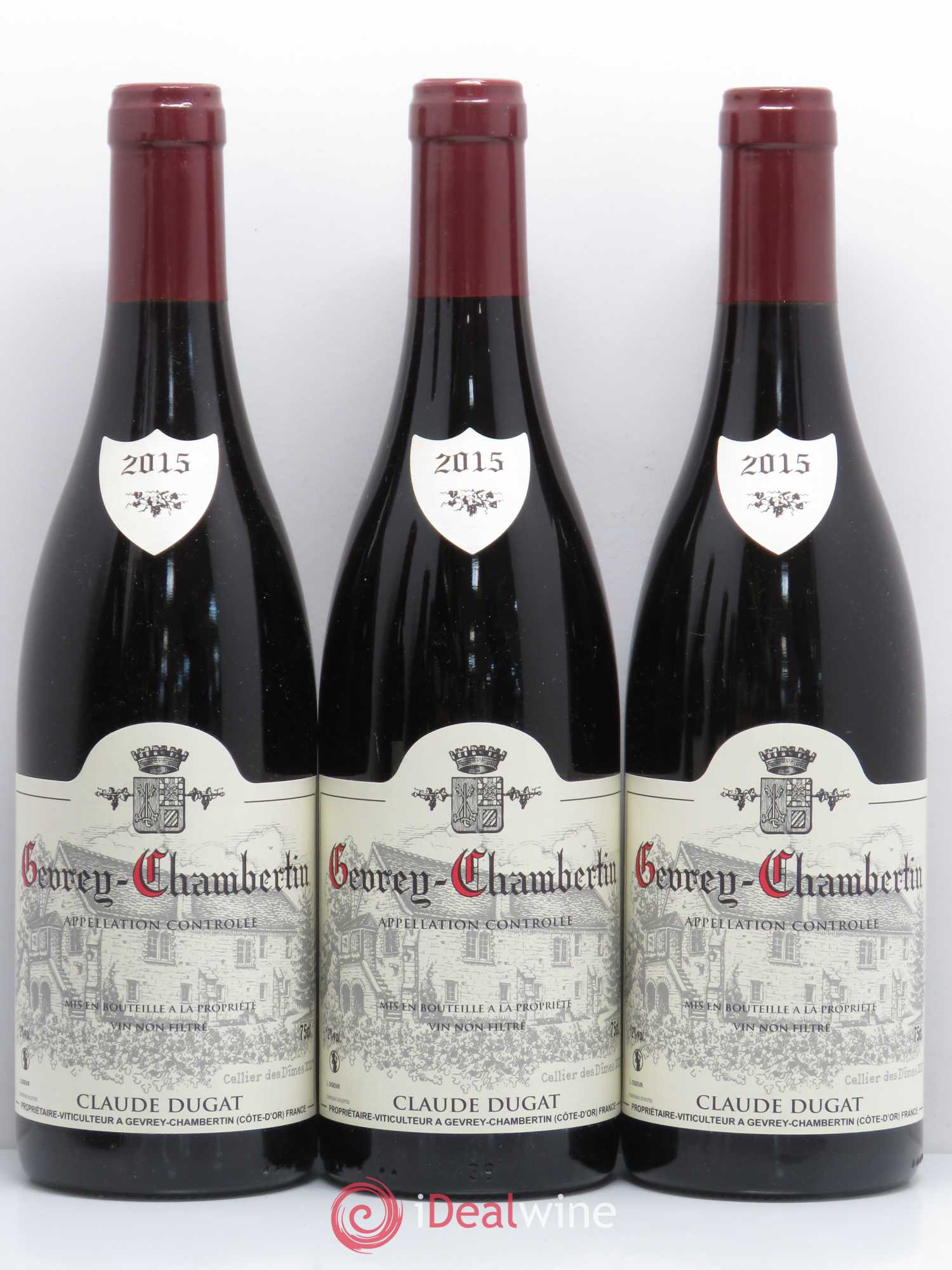 Gevrey-Chambertin Claude Dugat 2015 - Lot de 6 bouteilles - 1