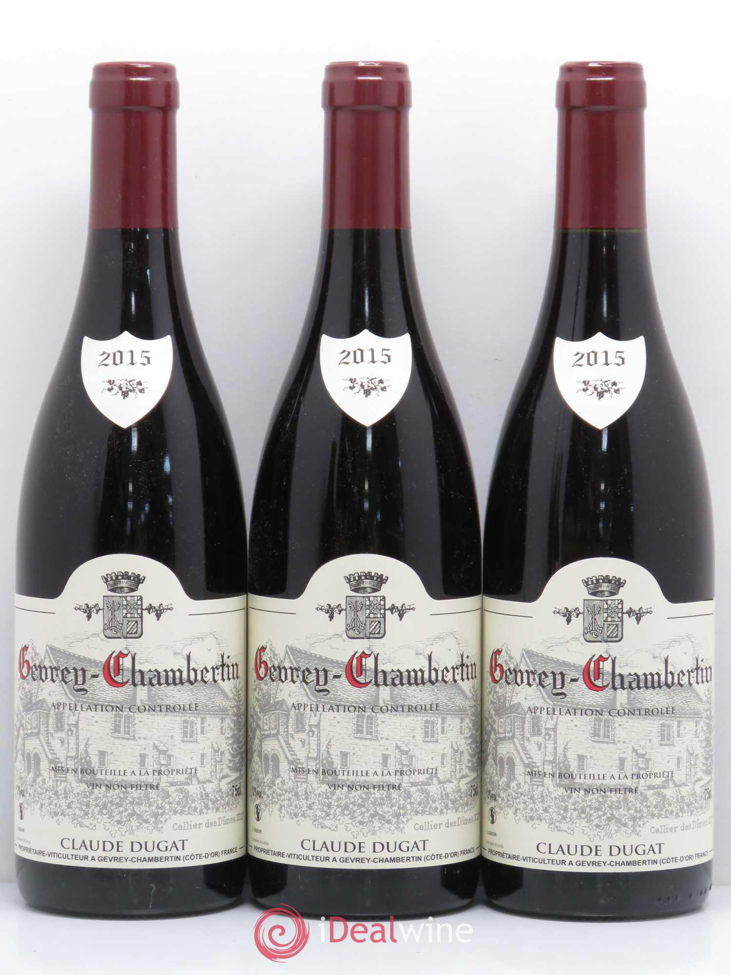 Gevrey-Chambertin Claude Dugat 2015 - Lot de 6 bouteilles - 2