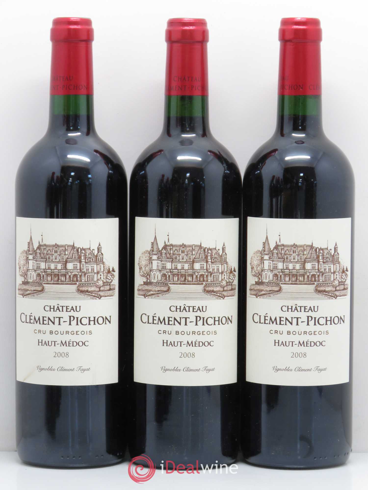 Château Clément-Pichon Cru Bourgeois 2008 - Lot de 6 bouteilles - 1