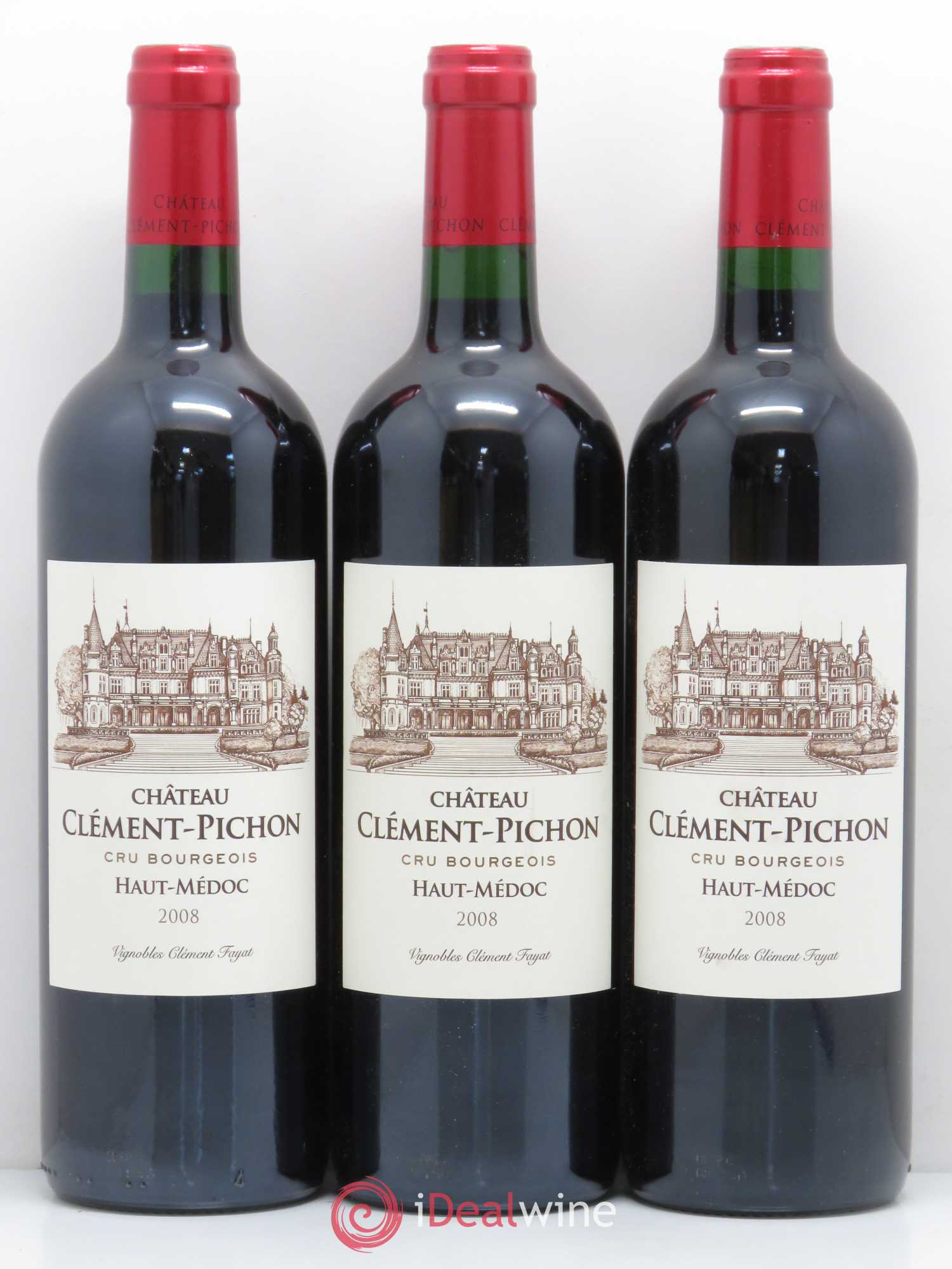 Château Clément-Pichon Cru Bourgeois 2008 - Lot de 6 bouteilles - 2