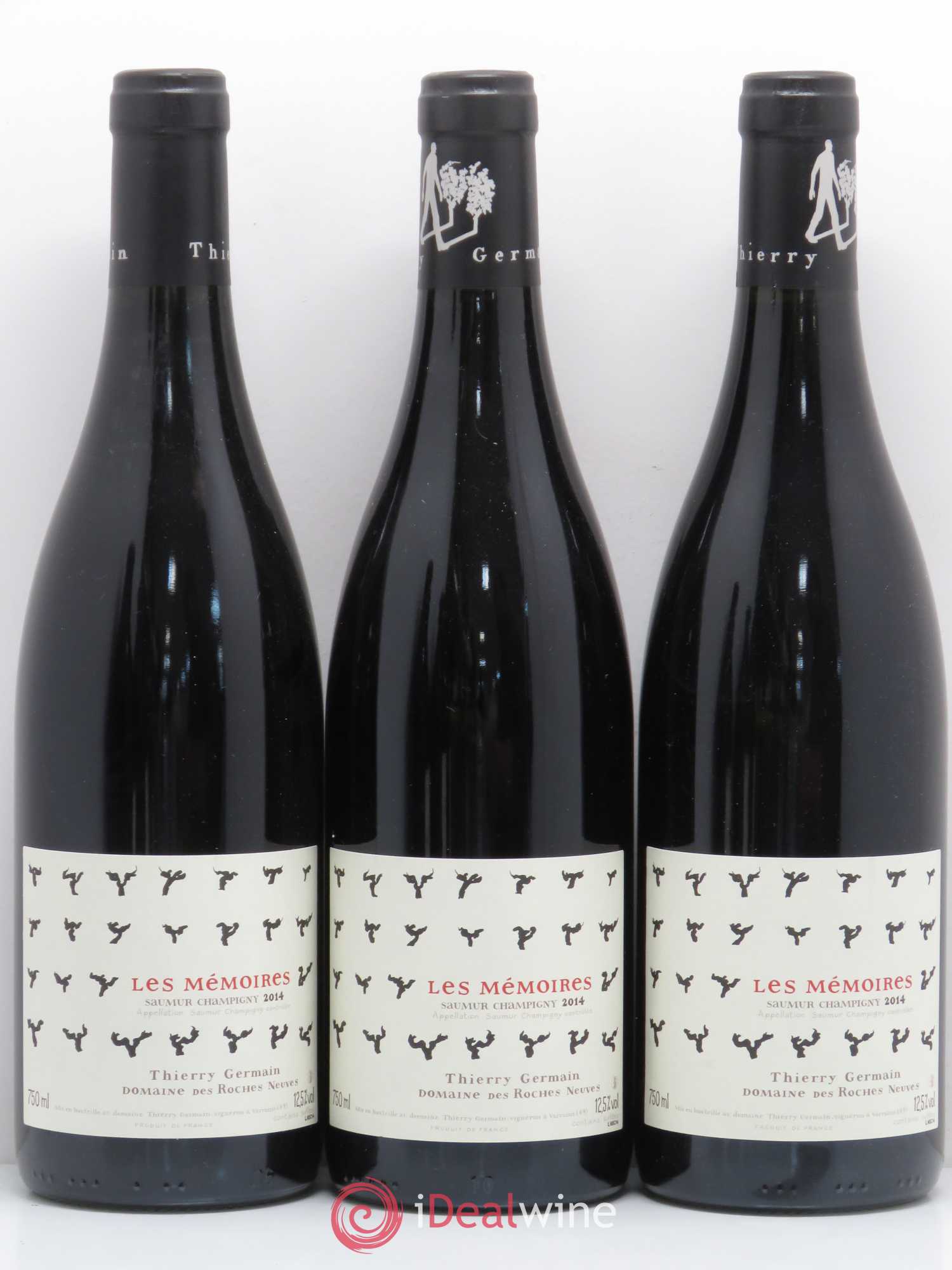 Saumur-Champigny Les Mémoires Domaine des Roches Neuves - Thierry Germain 2014 - Lot de 6 bouteilles - 1