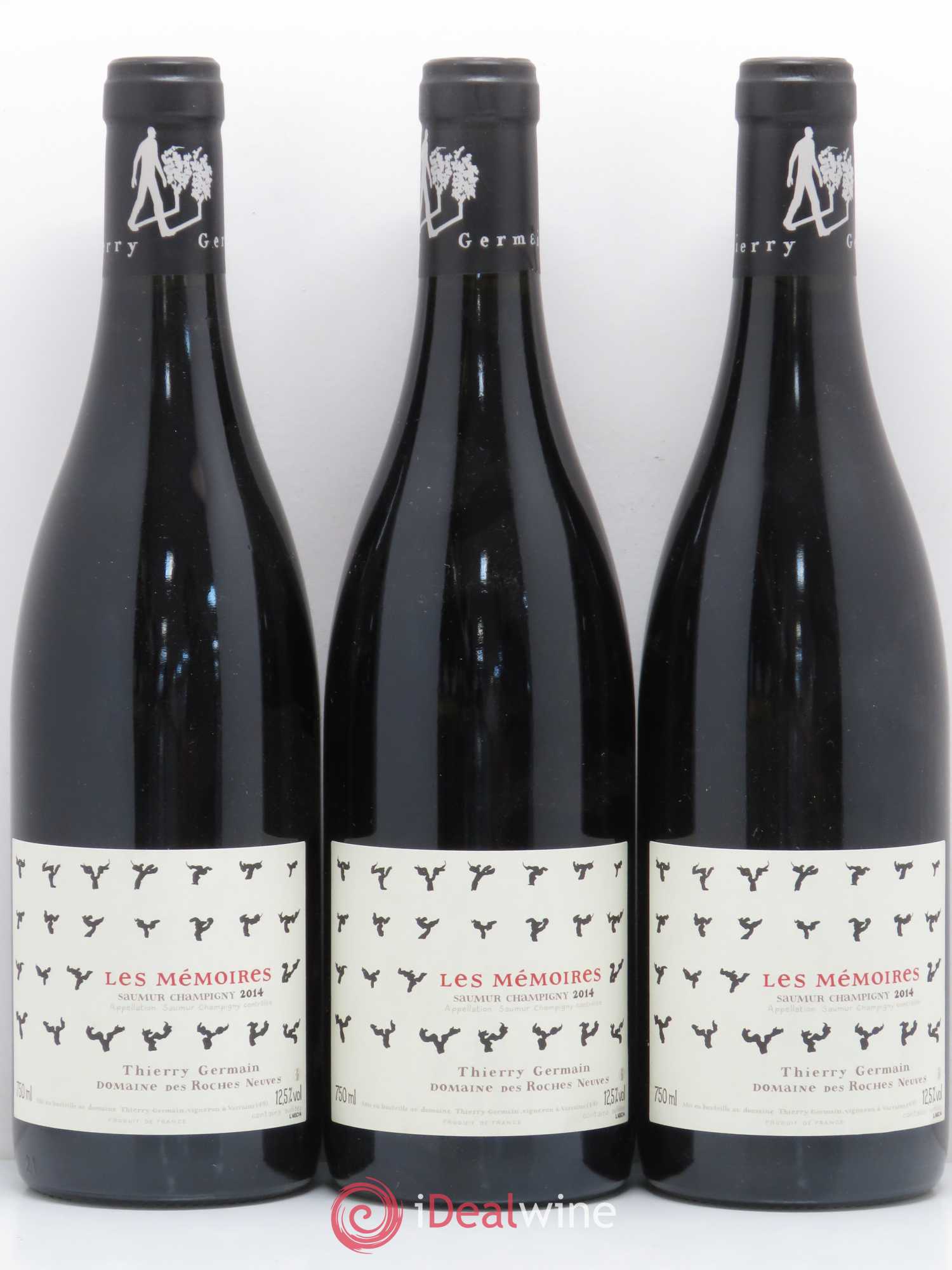 Saumur-Champigny Les Mémoires Domaine des Roches Neuves - Thierry Germain 2014 - Lot de 6 bouteilles - 2