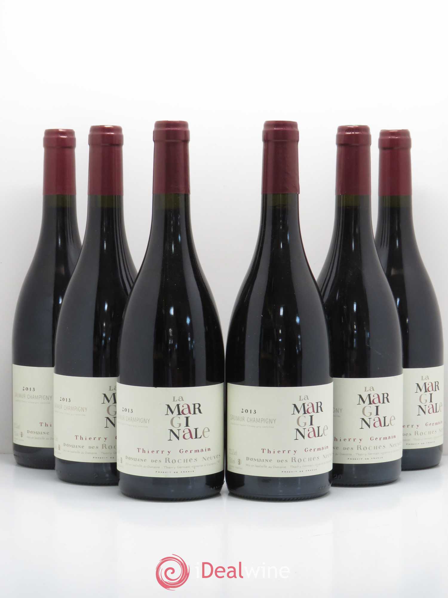 Saumur-Champigny La Marginale Domaine des Roches Neuves - Thierry Germain 2013 - Lot de 6 bouteilles - 0