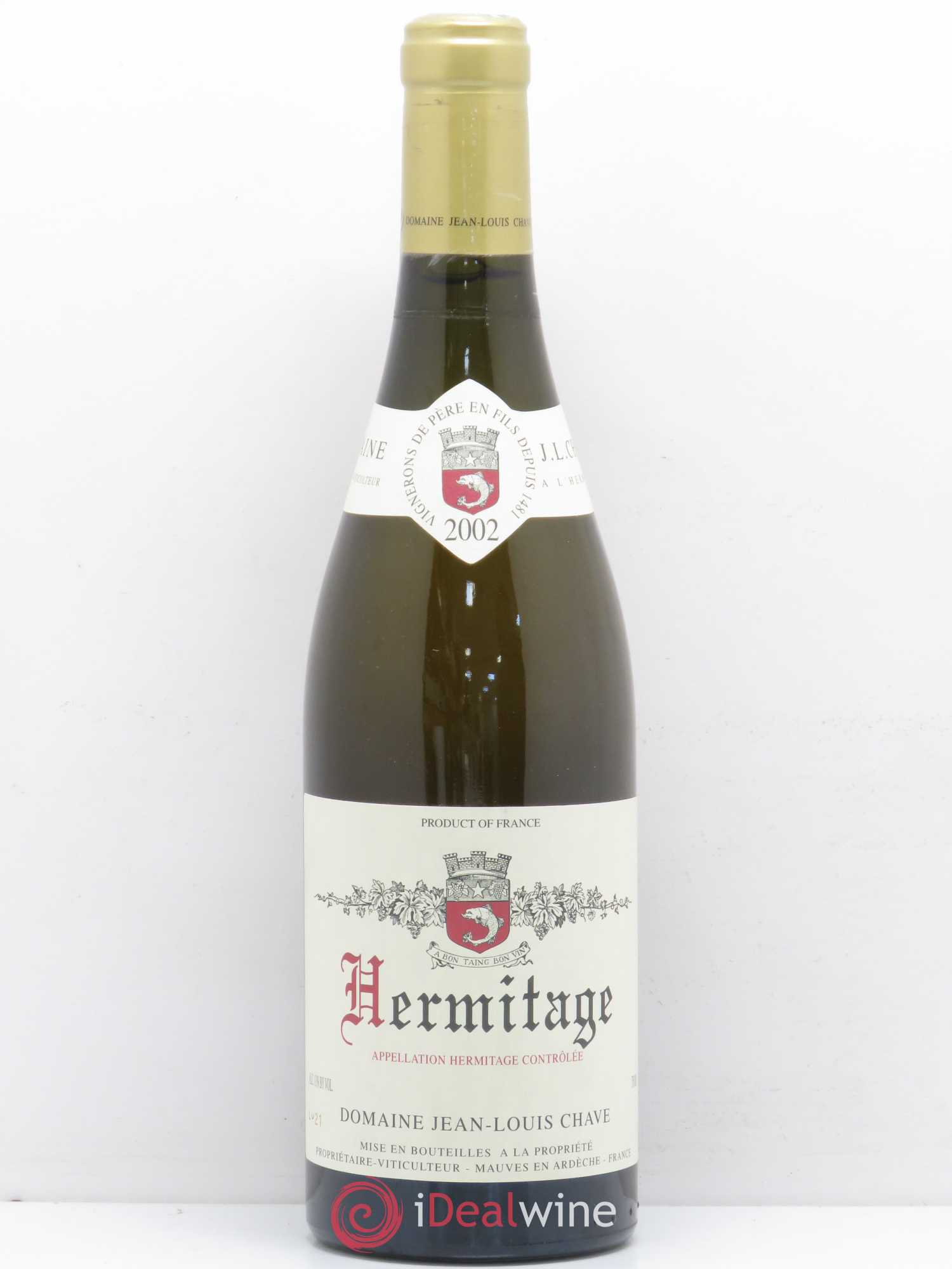 Hermitage Jean-Louis Chave 2002 - Lot de 1 bouteille - 0
