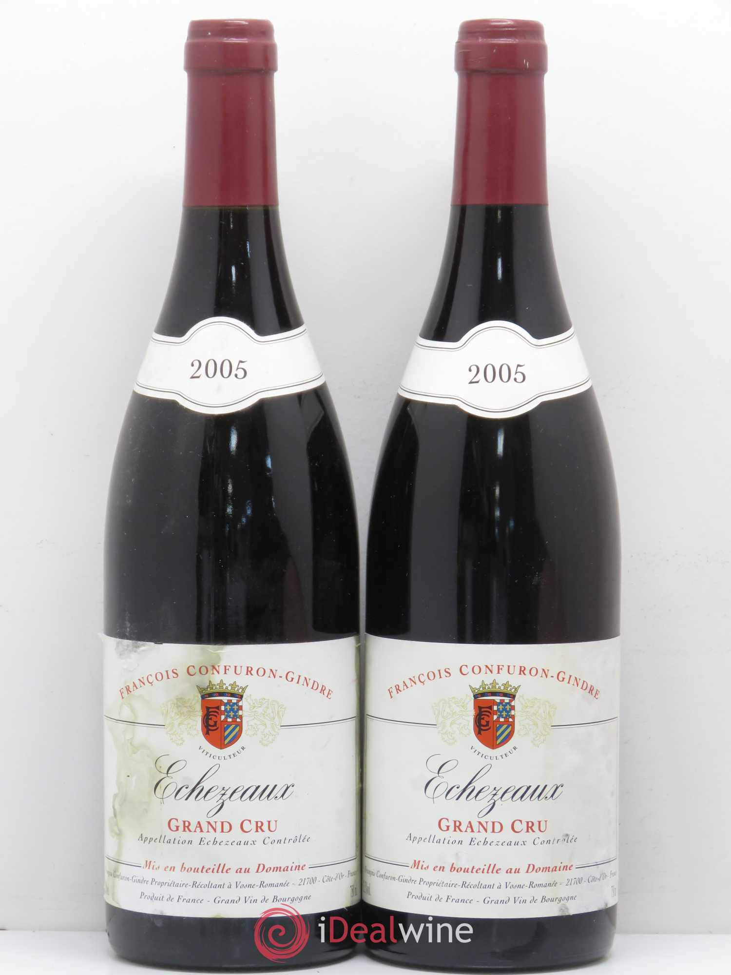 Echezeaux Grand Cru Confuron Gindre 2005 - Lot de 2 bouteilles - 0
