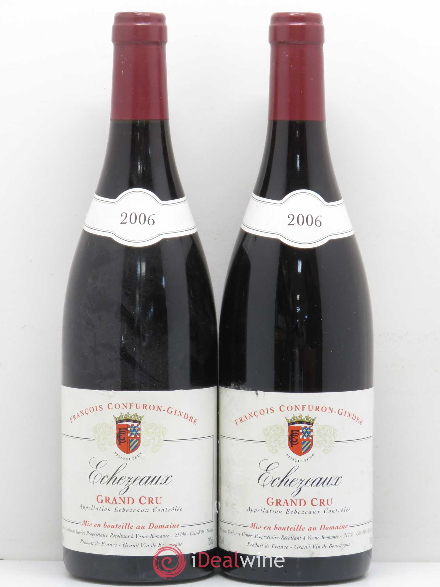 Echezeaux Grand Cru Confuron Gindre 2006 - Lot de 2 bouteilles - 0