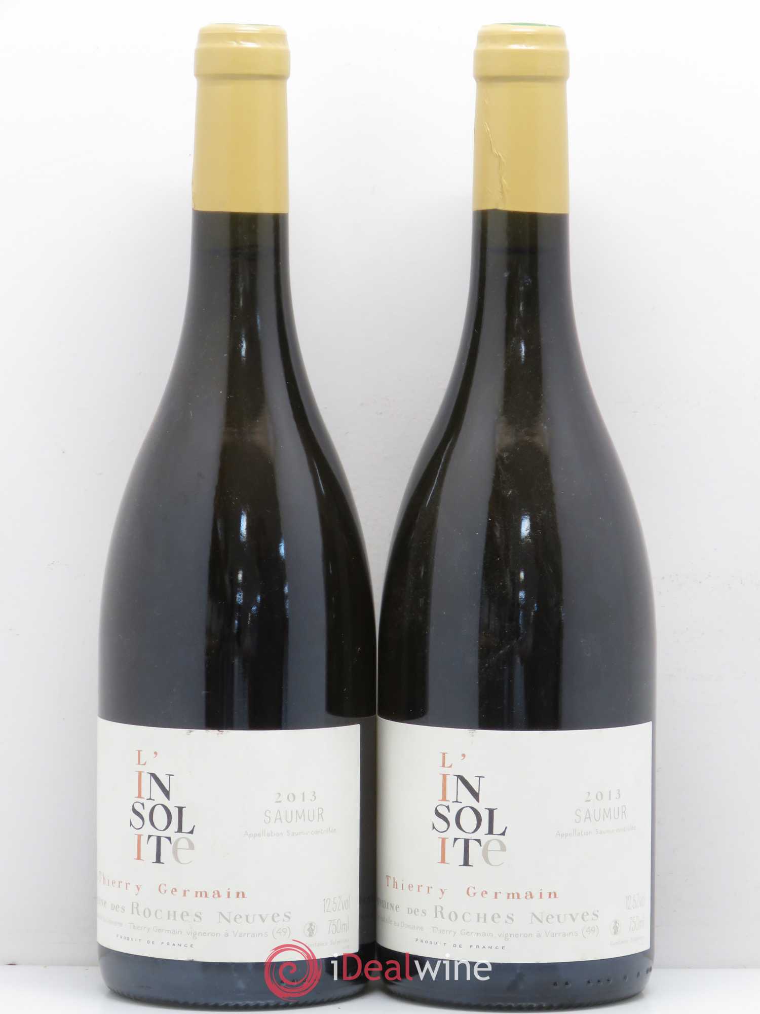 Saumur Insolite Domaine des Roches Neuves - Thierry Germain 2013 - Lot de 5 bouteilles - 2