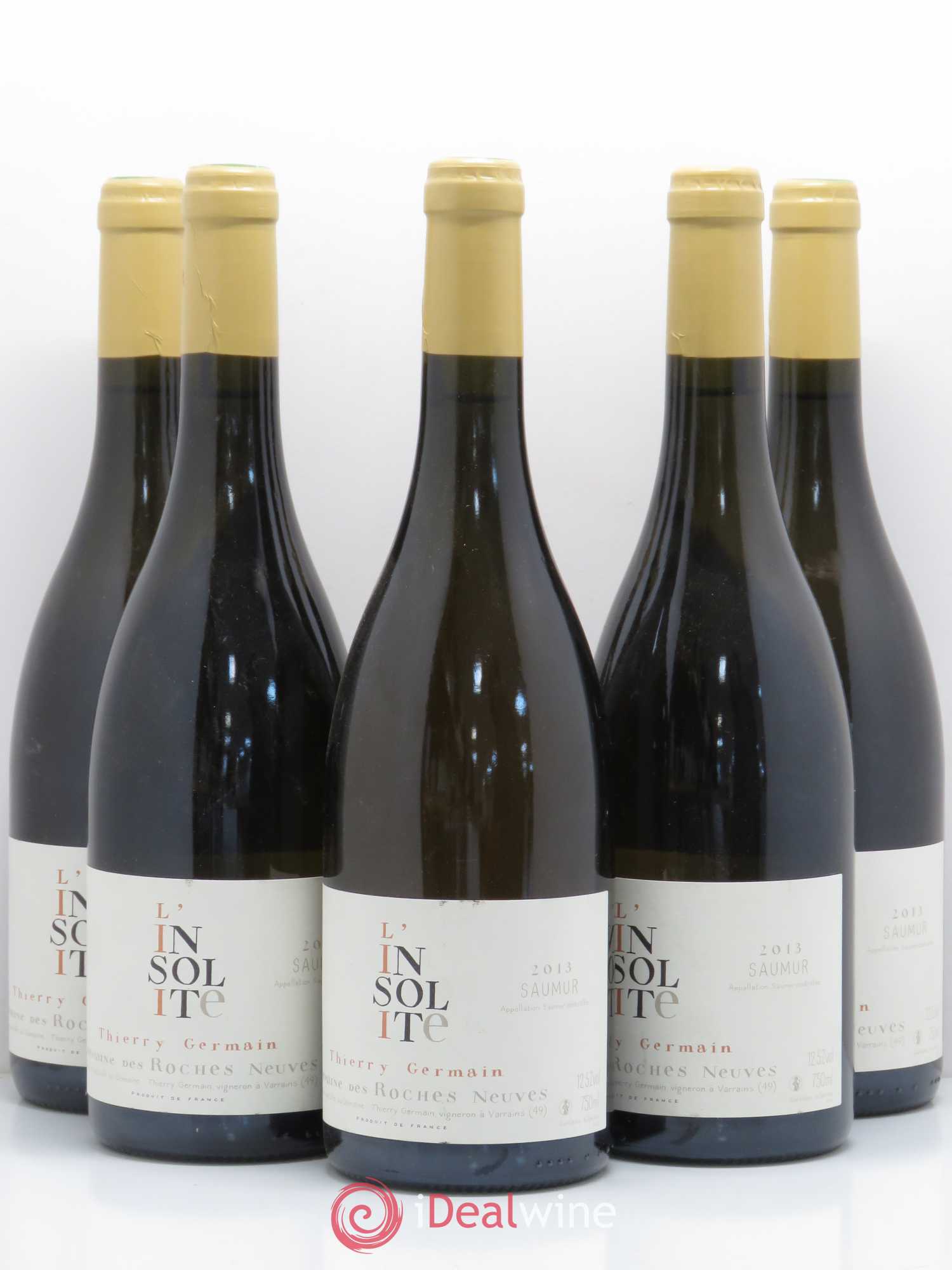 Saumur Insolite Domaine des Roches Neuves - Thierry Germain 2013 - Lot de 5 bouteilles - 0