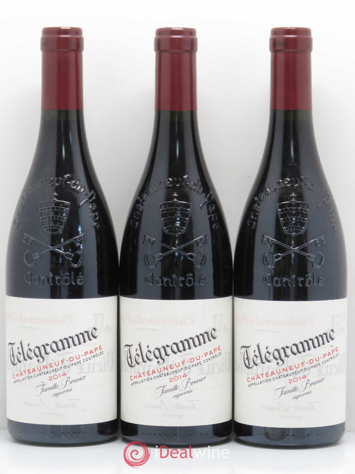 Châteauneuf-du-Pape Vieux Télégraphe (Domaine du) Vignobles Brunier 2014 - Lot de 6 bouteilles - 2