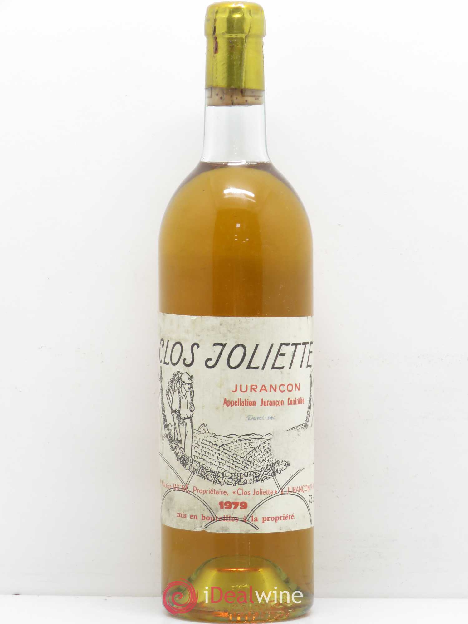 Jurançon Clos Joliette 1979 - Lotto di 1 bottiglia - 0