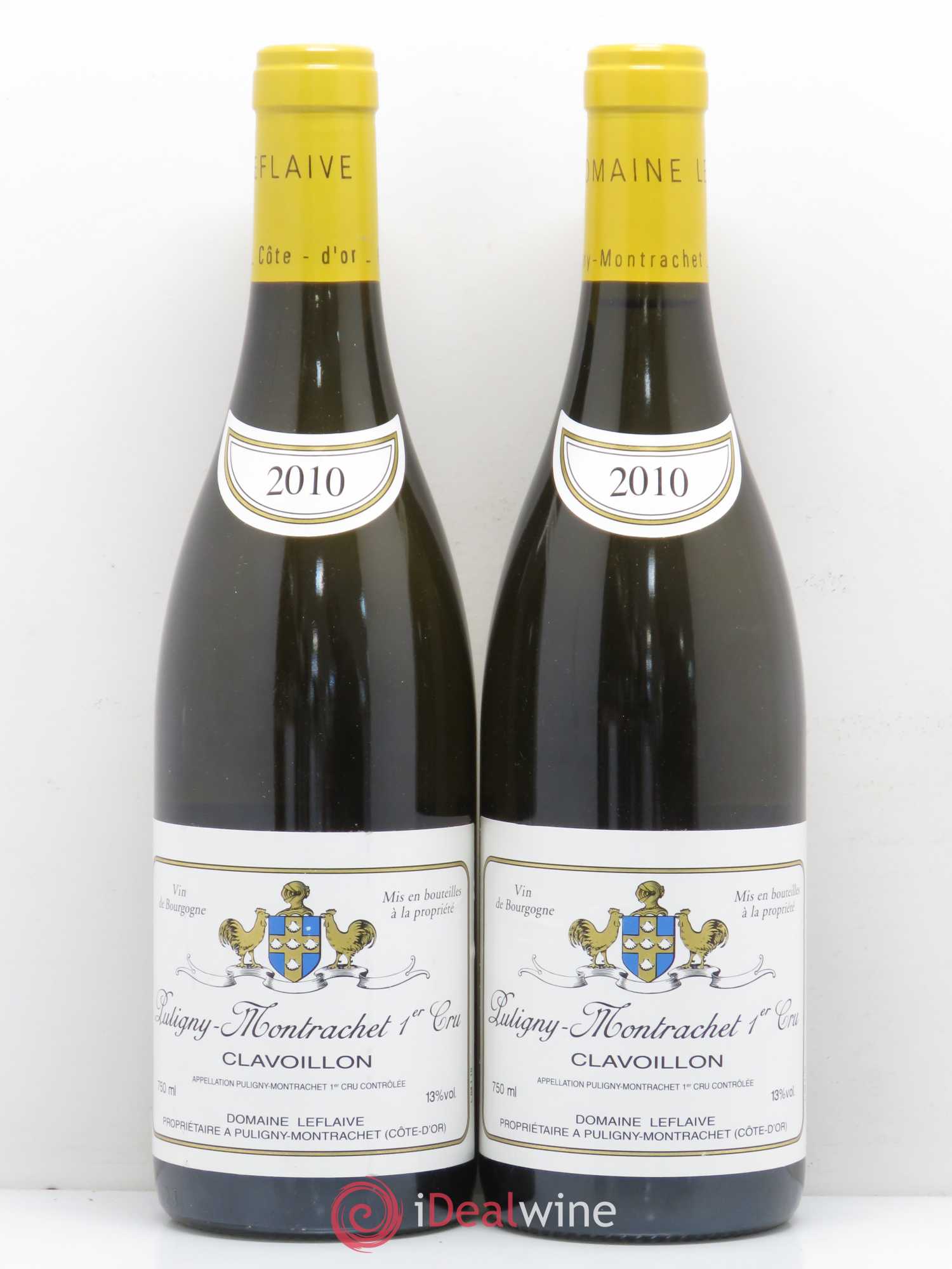 Puligny-Montrachet 1er Cru Clavoillon Leflaive (Domaine) 2010 - Lot de 2 bouteilles - 0