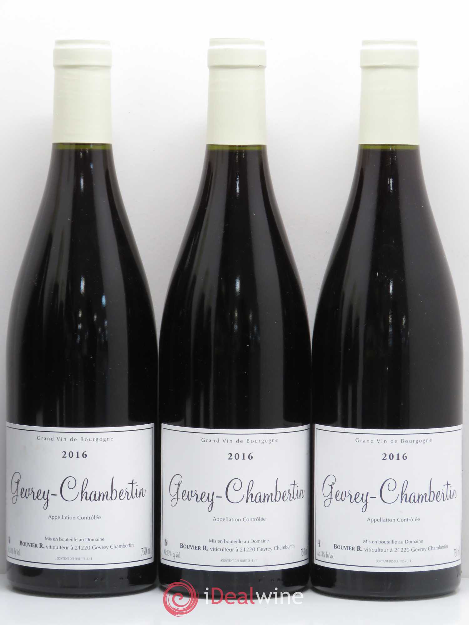 Gevrey-Chambertin Rene Bouvier 2016 - Lot de 6 bouteilles - 1