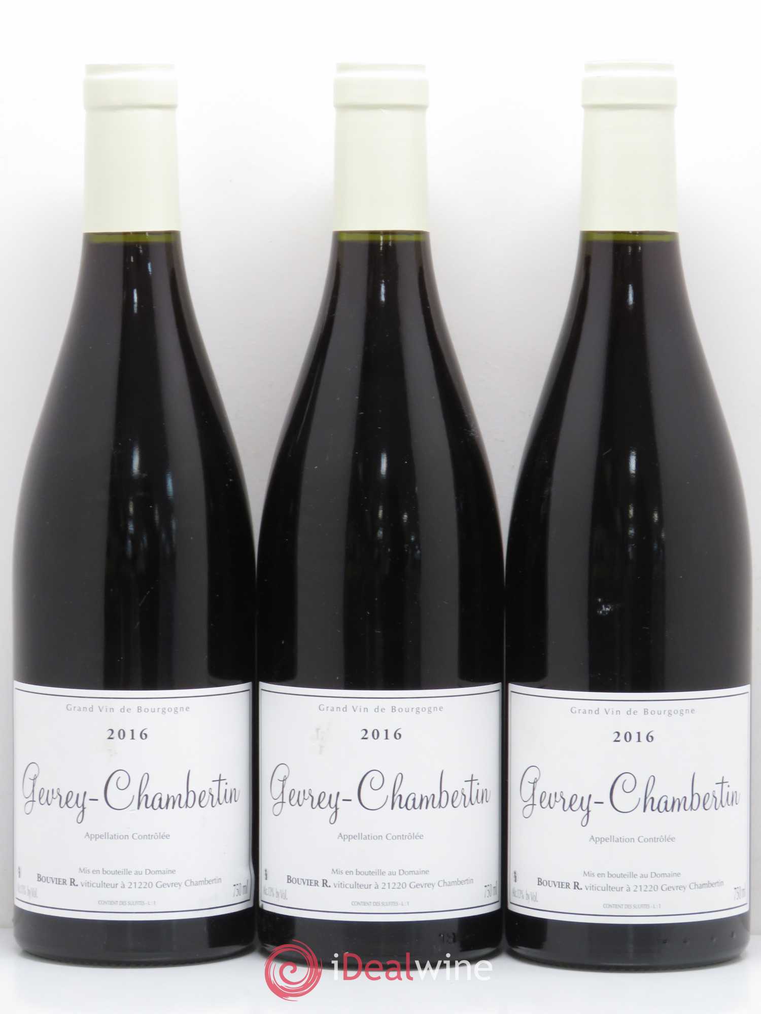 Gevrey-Chambertin Rene Bouvier 2016 - Lot de 6 bouteilles - 2