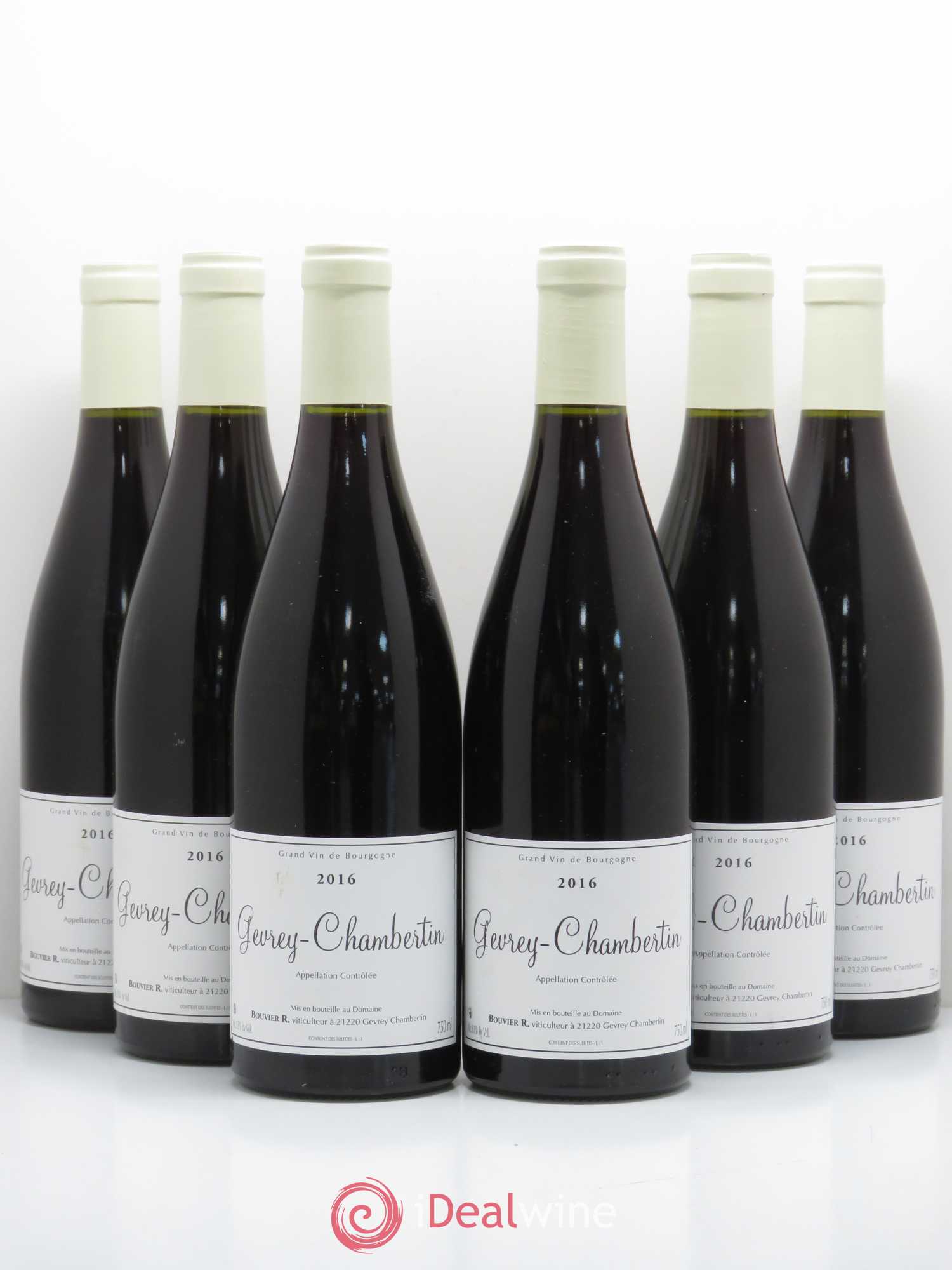 Gevrey-Chambertin Rene Bouvier 2016 - Lot de 6 bouteilles - 0