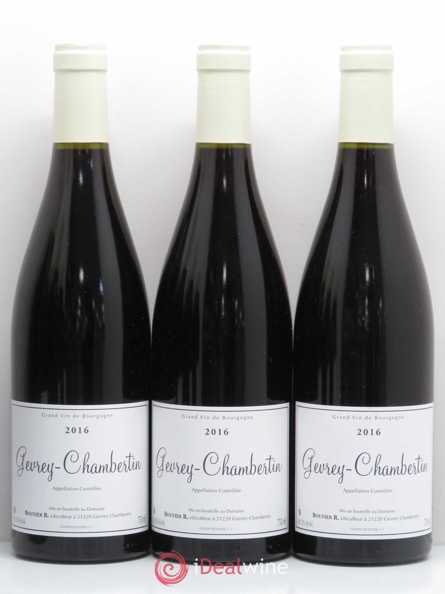 Gevrey-Chambertin Rene Bouvier 2016 - Lot de 6 bouteilles - 2