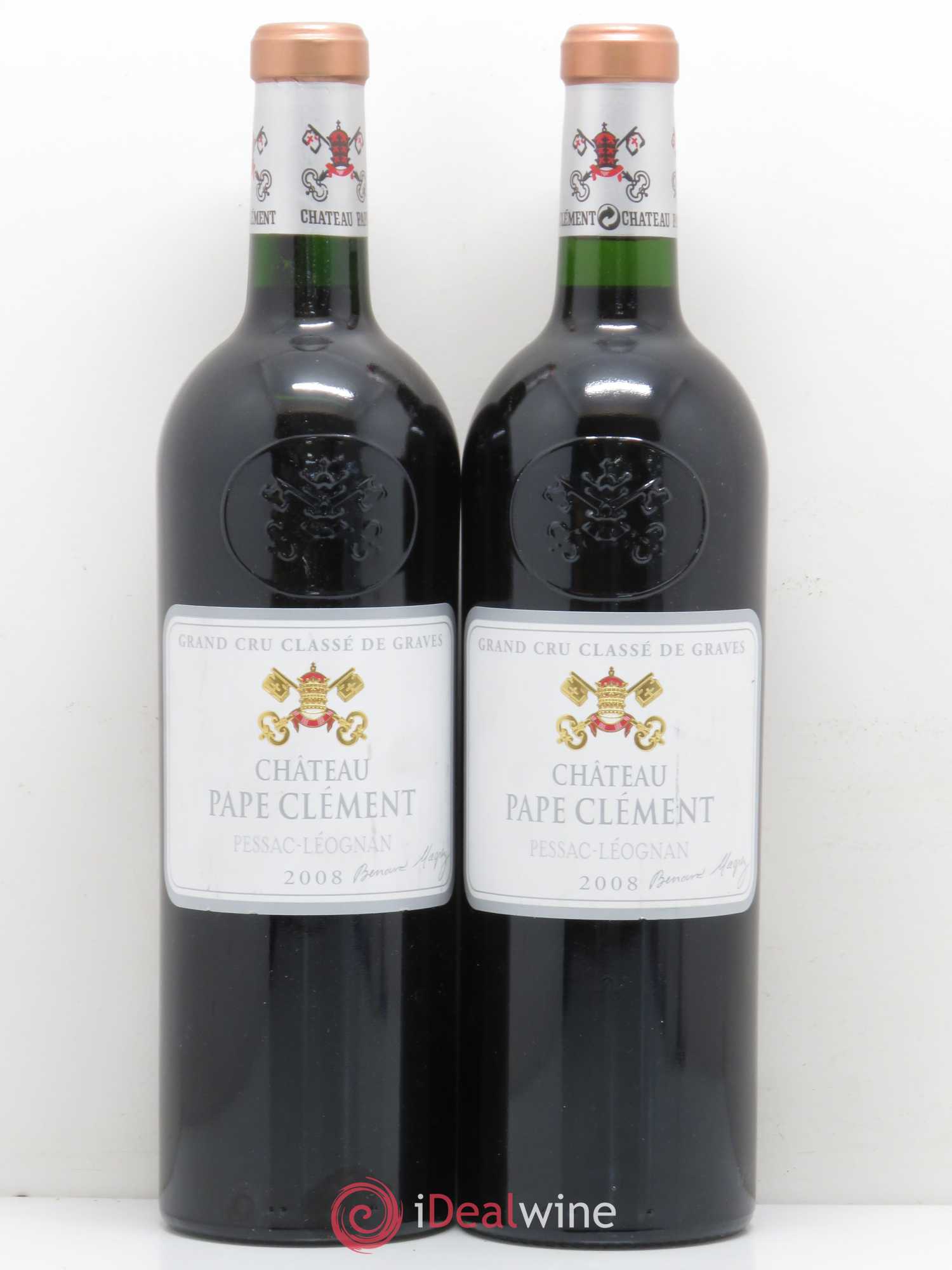 Château Pape Clément Cru Classé de Graves 2008 - Lot de 2 bouteilles - 0