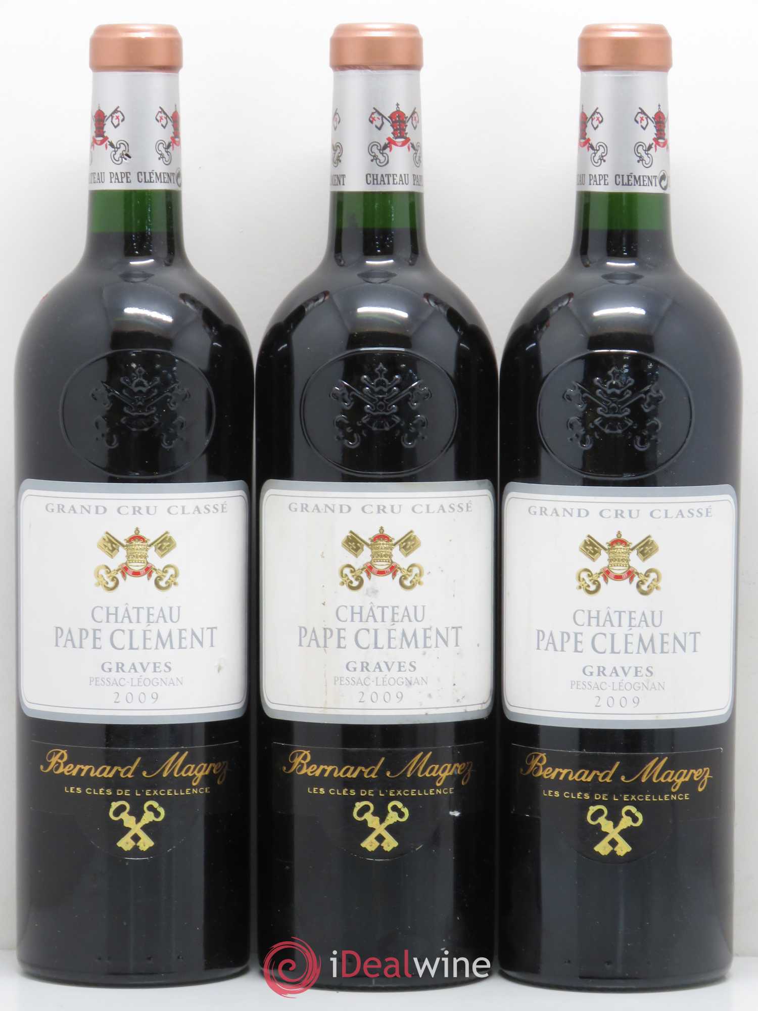 Château Pape Clément Cru Classé de Graves 2009 - Lot de 3 bouteilles - 0