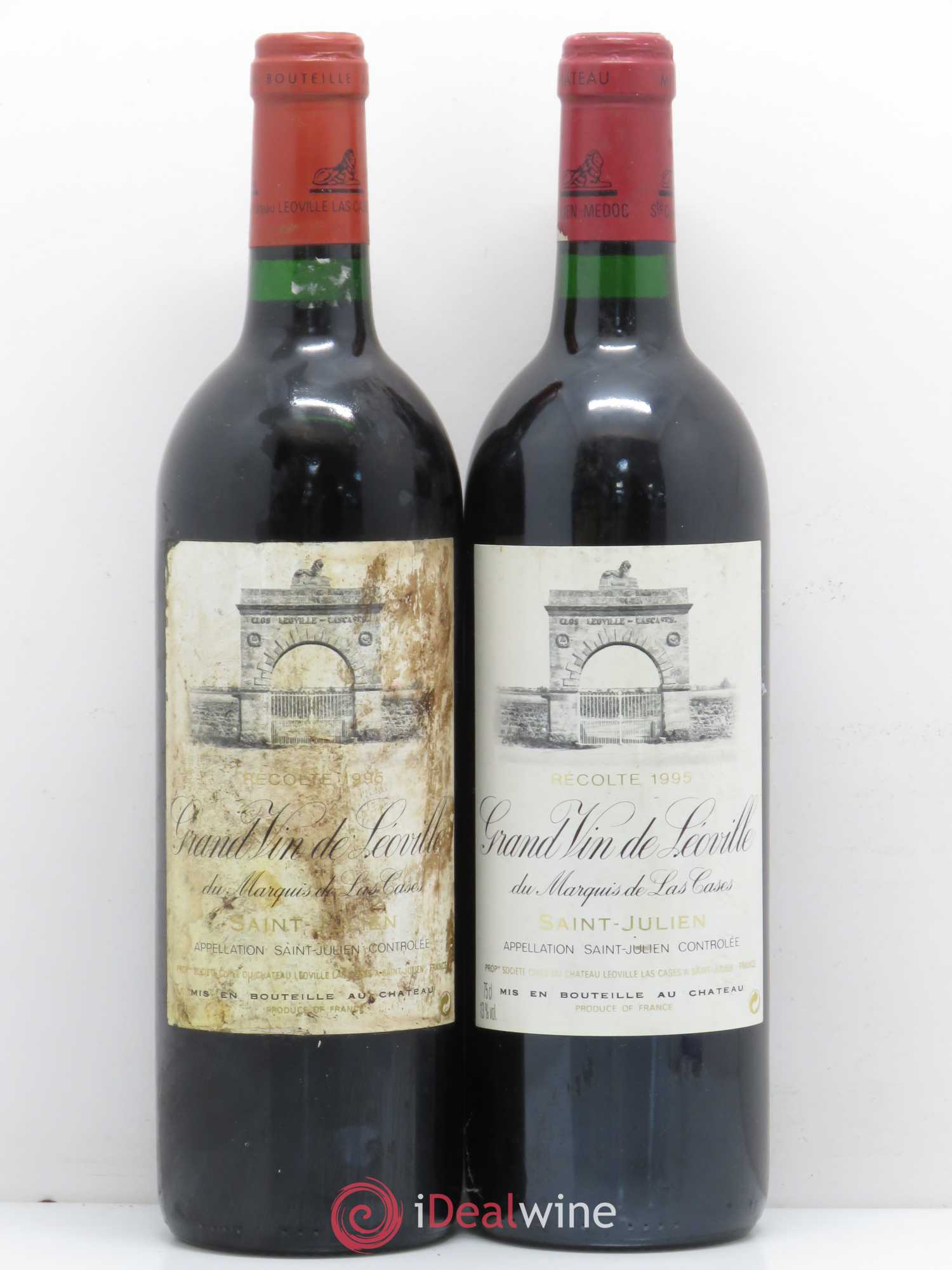 Château Léoville Las Cases 2ème Grand Cru Classé 1995 - Lot de 2 bouteilles - 0