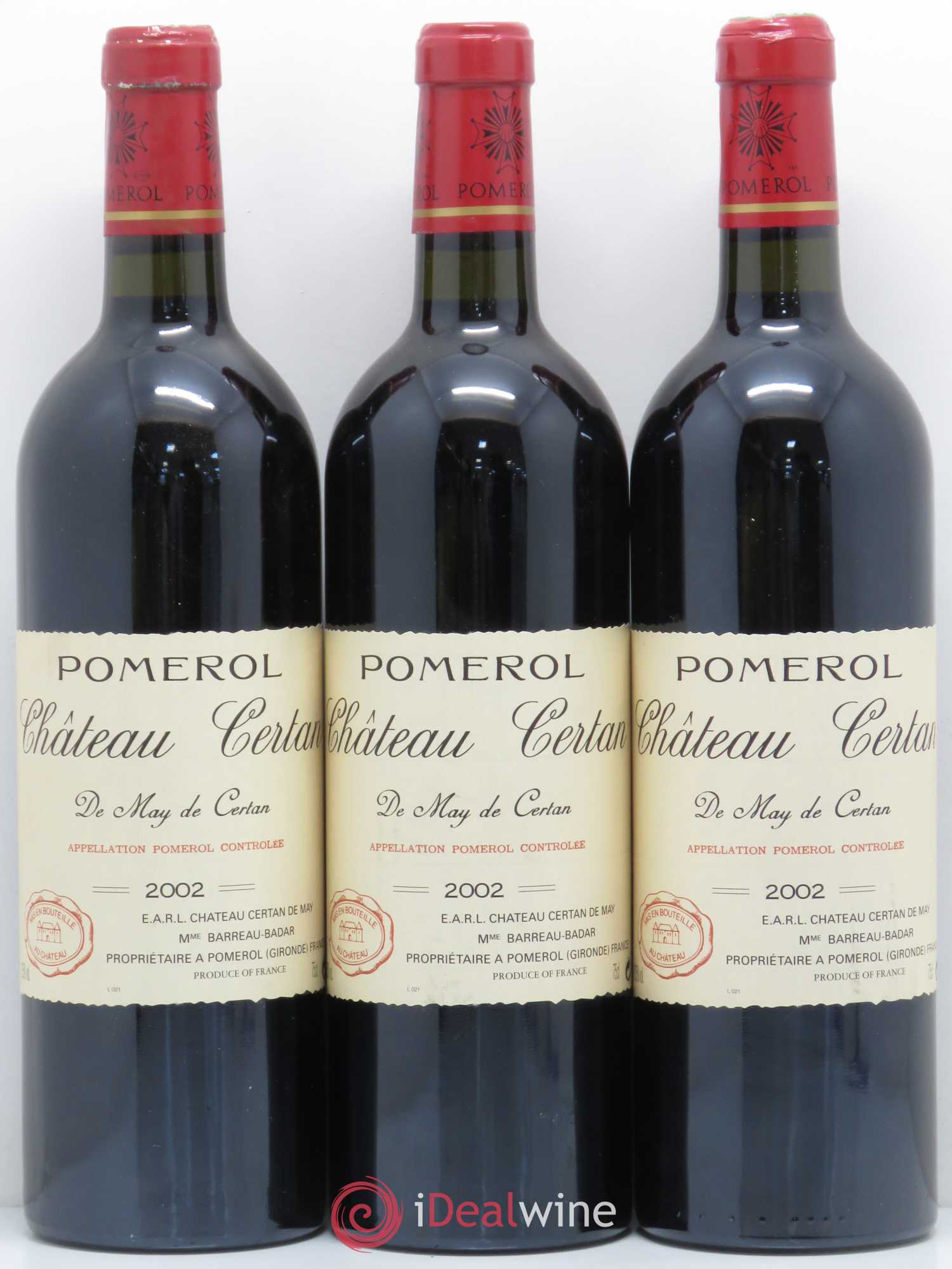 Château Certan de May 2002 - Lot de 6 bouteilles - 2