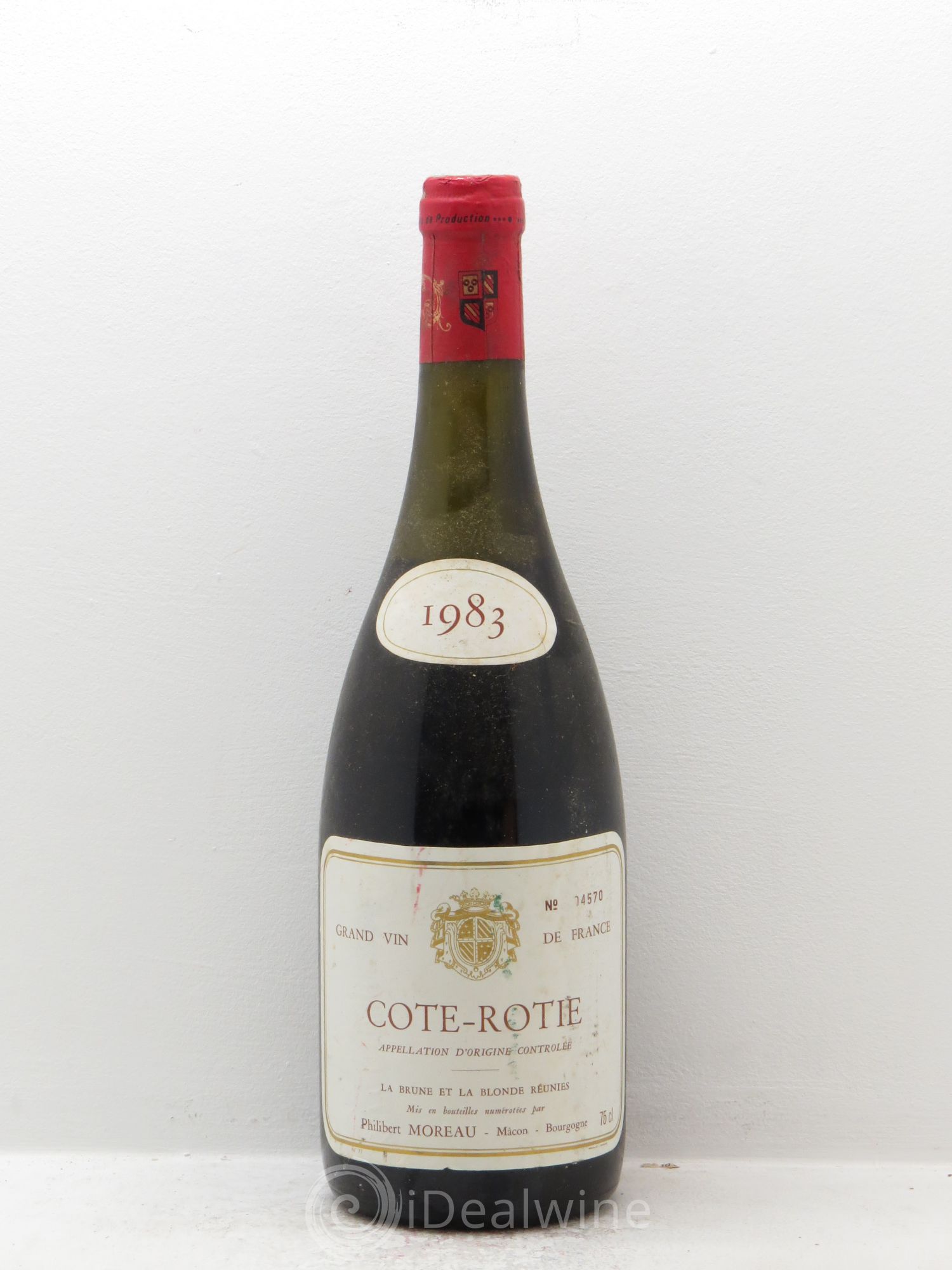 Côte-Rôtie La blonde et la brune réunies P. Moreau 1983 - Posten von 6 Flaschen - 0