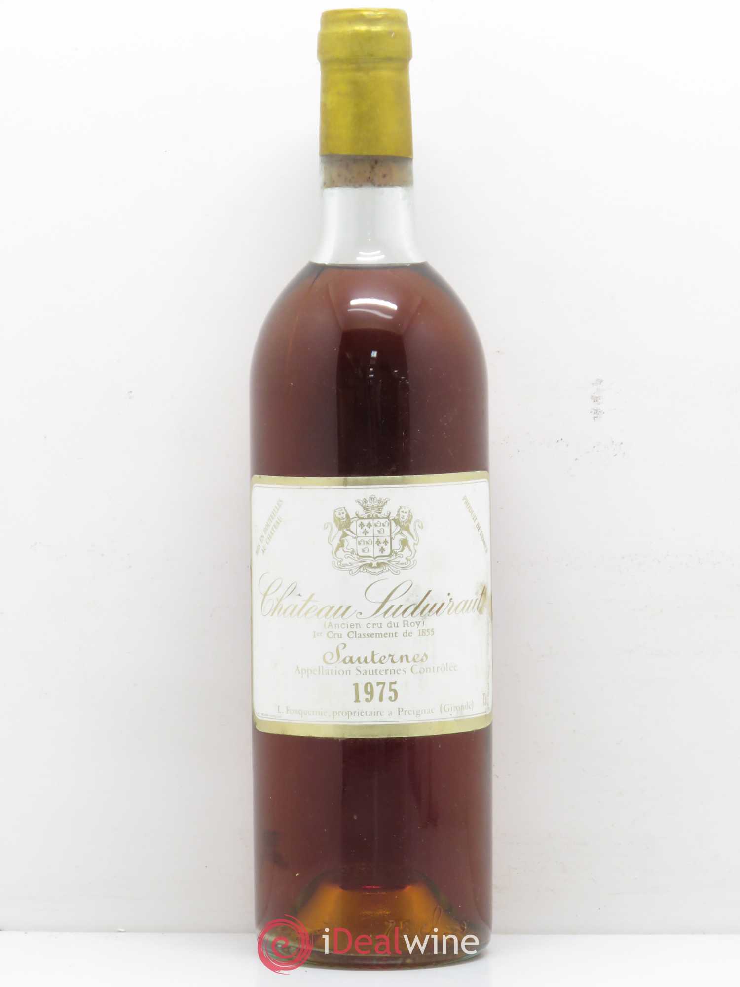 Château Suduiraut 1er Grand Cru Classé 1975 - Lotto di 1 bottiglia - 0