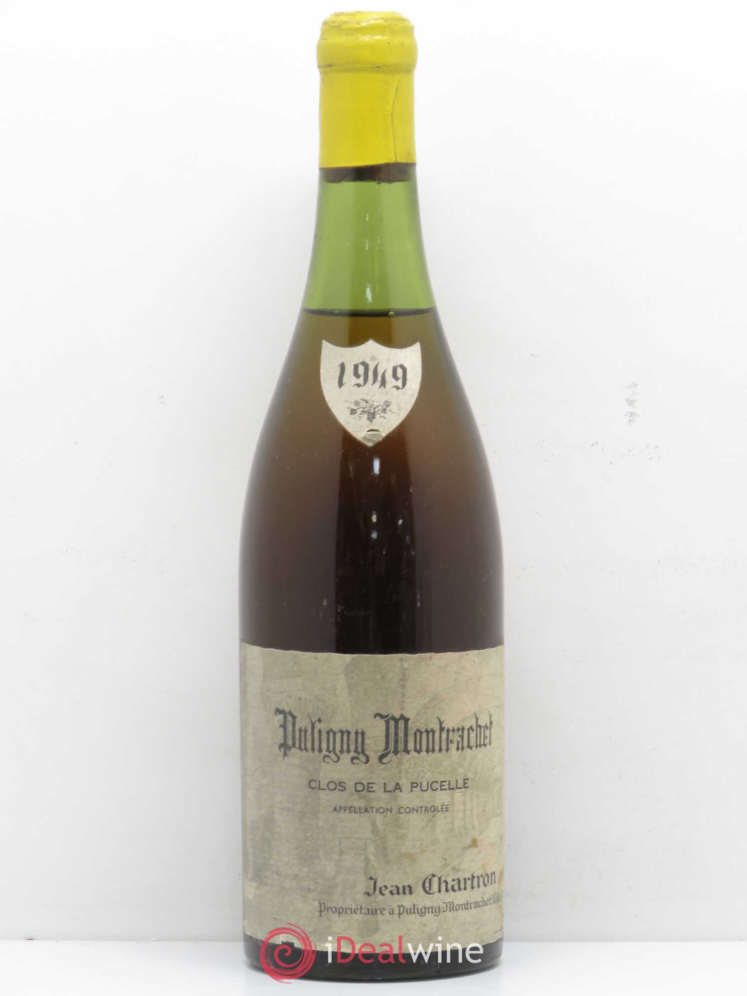 Puligny-Montrachet 1er Cru Clos de la Pucelle Jean Chartron (Domaine) 1949 - Lot de 1 bouteille - 0