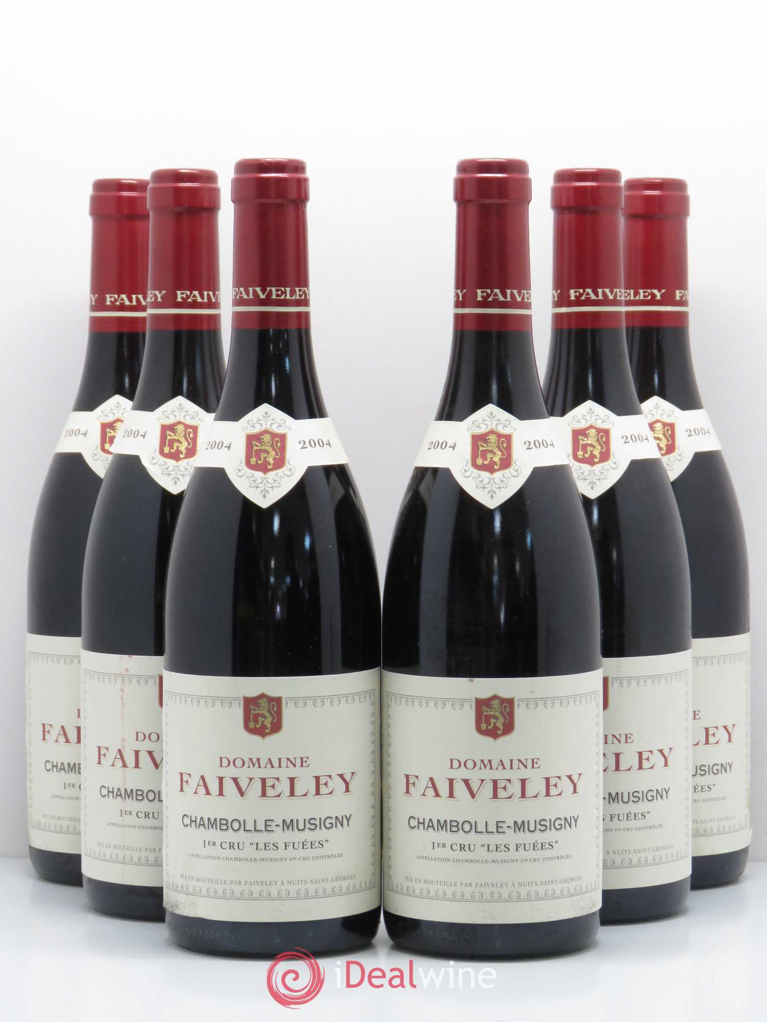 Chambolle-Musigny 1er Cru Les Fuées Faiveley 2004 - Lot de 6 bouteilles - 0