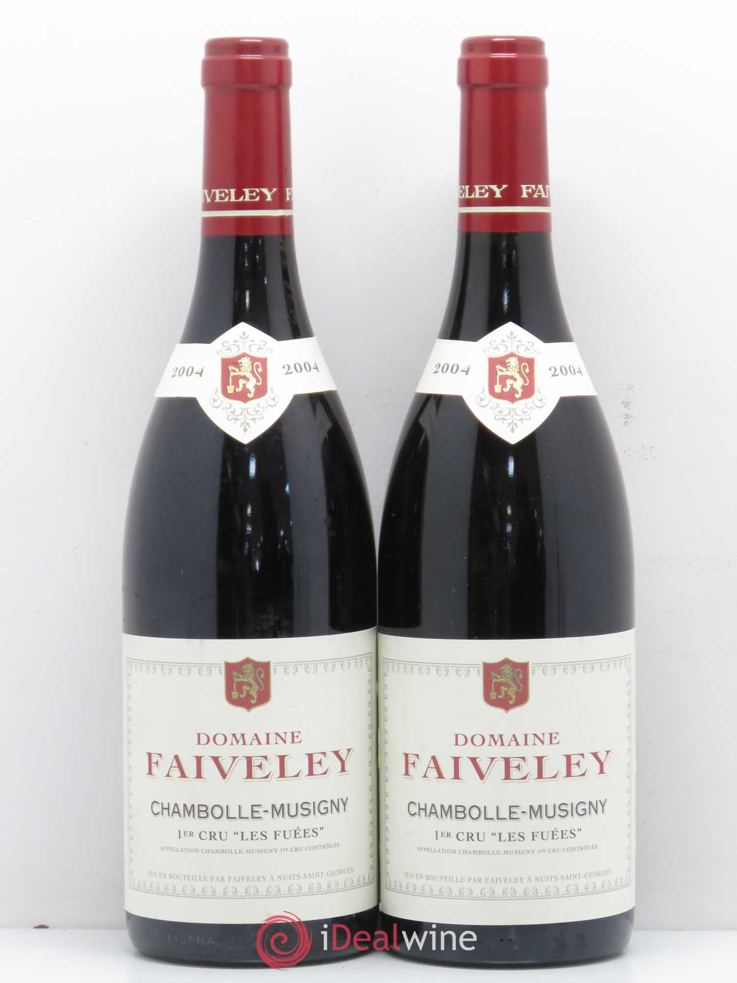 Chambolle-Musigny 1er Cru Les Fuées Faiveley 2004 - Lot de 2 bouteilles - 0