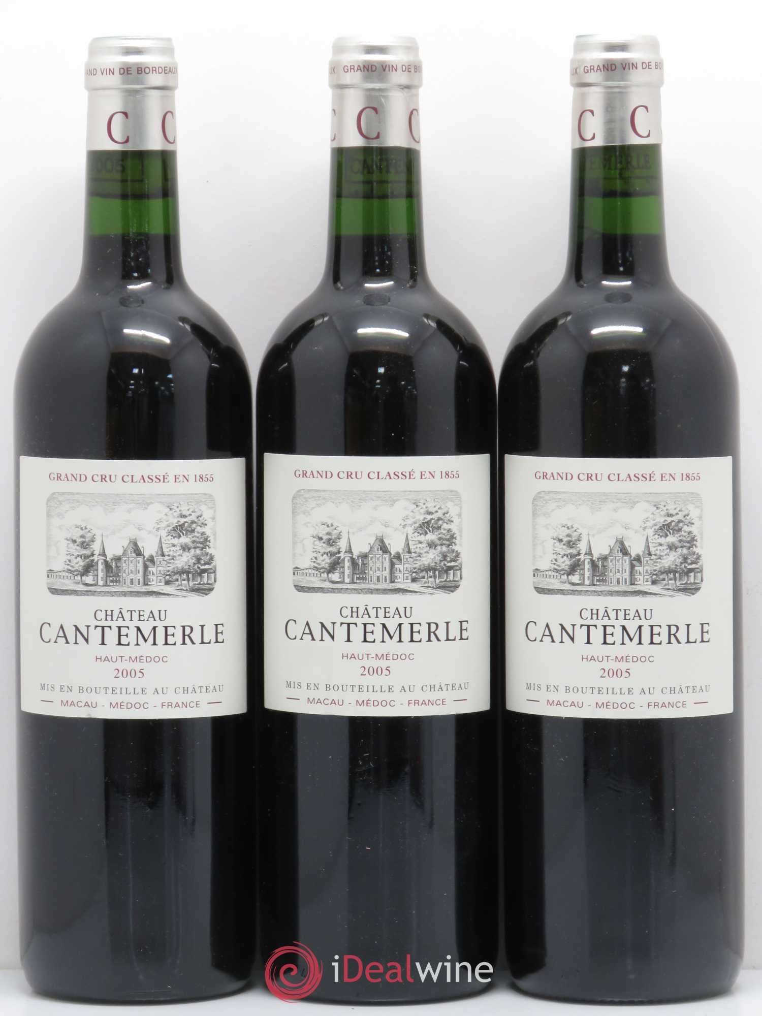 Château Cantemerle 5ème Grand Cru Classé 2005 - Lot de 7 bouteilles - 1