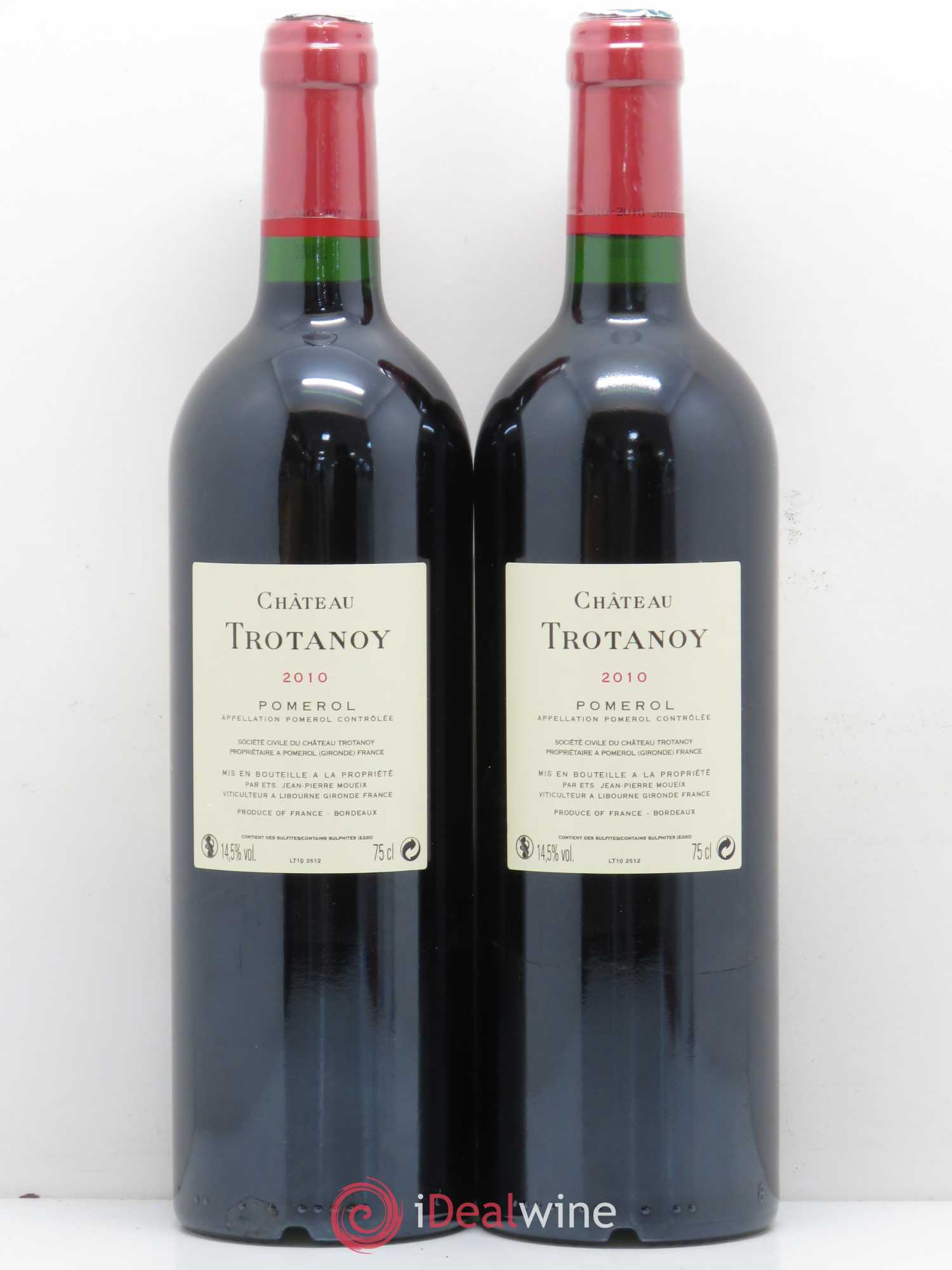 Château Trotanoy 2010 - Lot de 2 bouteilles - 1