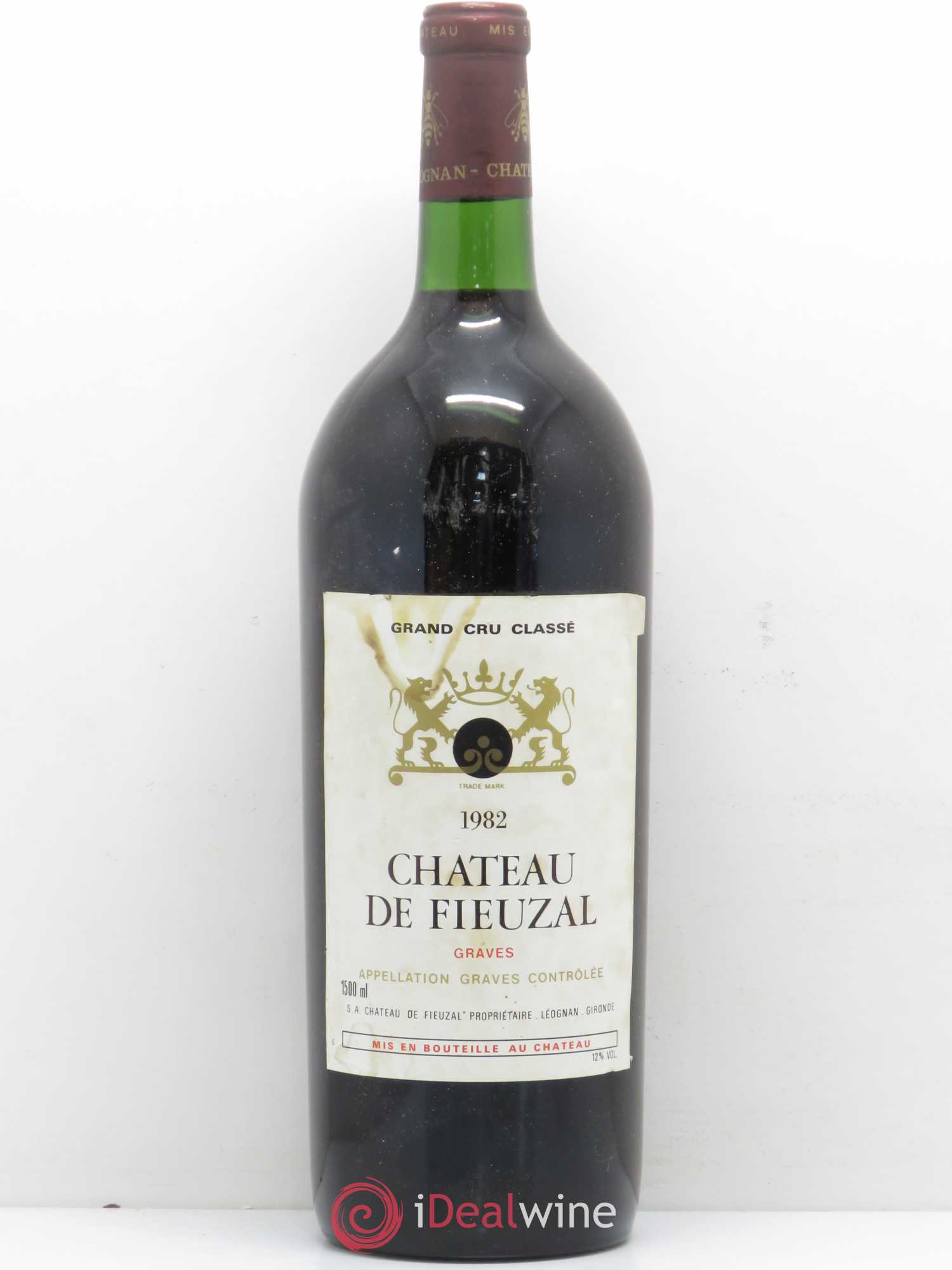 Château de Fieuzal Cru Classé de Graves 1982 - Lot de 1 magnum - 0