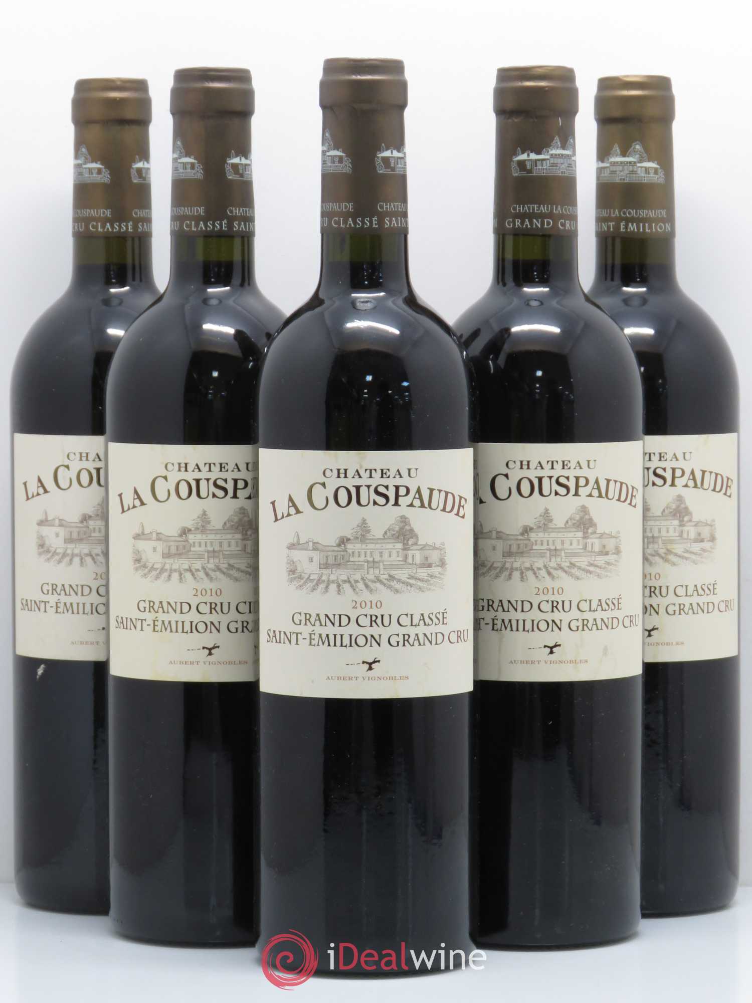 Château la Couspaude Grand Cru Classé 2010 - Lot de 5 bouteilles - 0