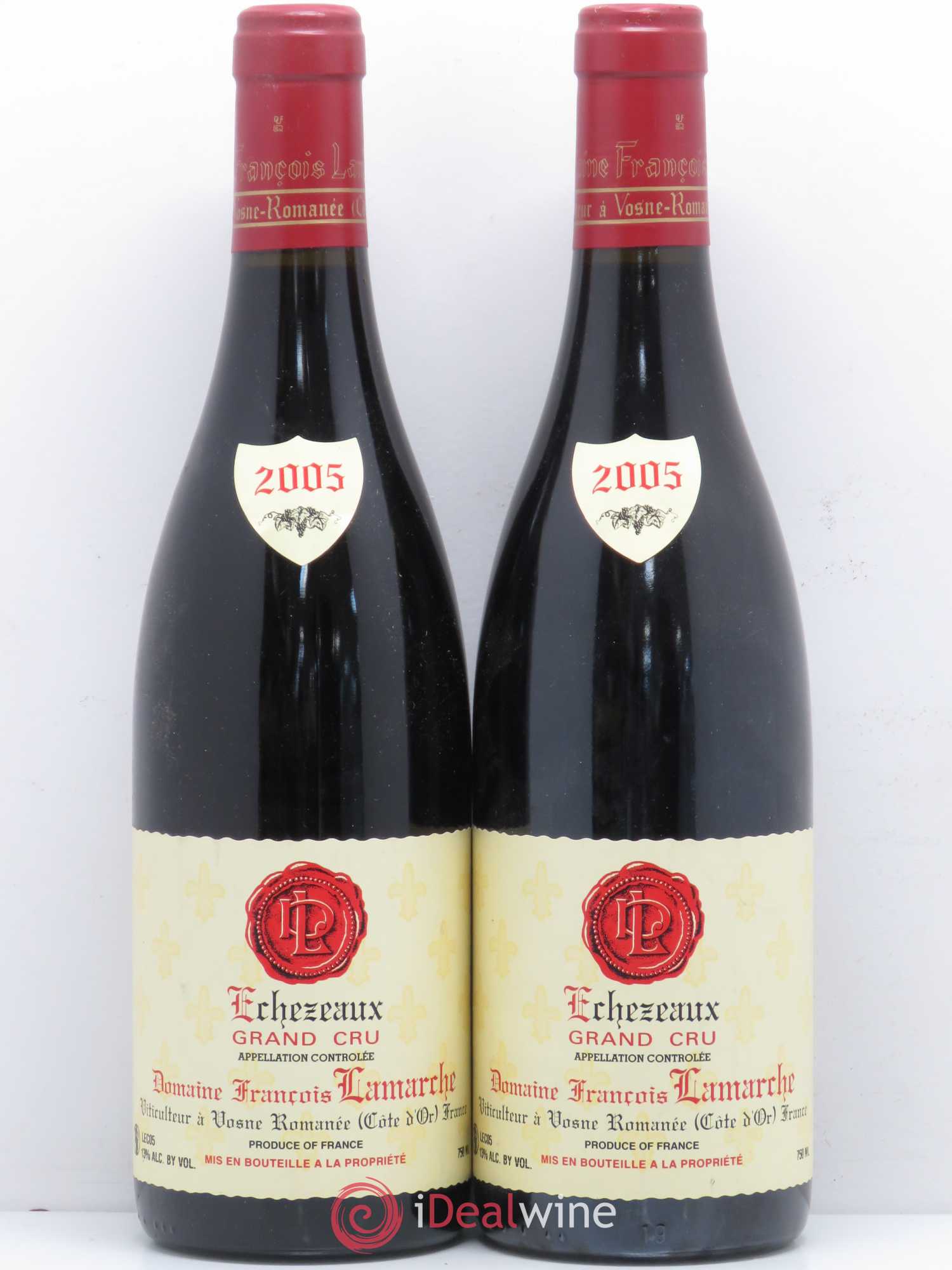 Echezeaux Grand Cru Lamarche (Domaine) 2005 - Lot de 2 bouteilles - 0