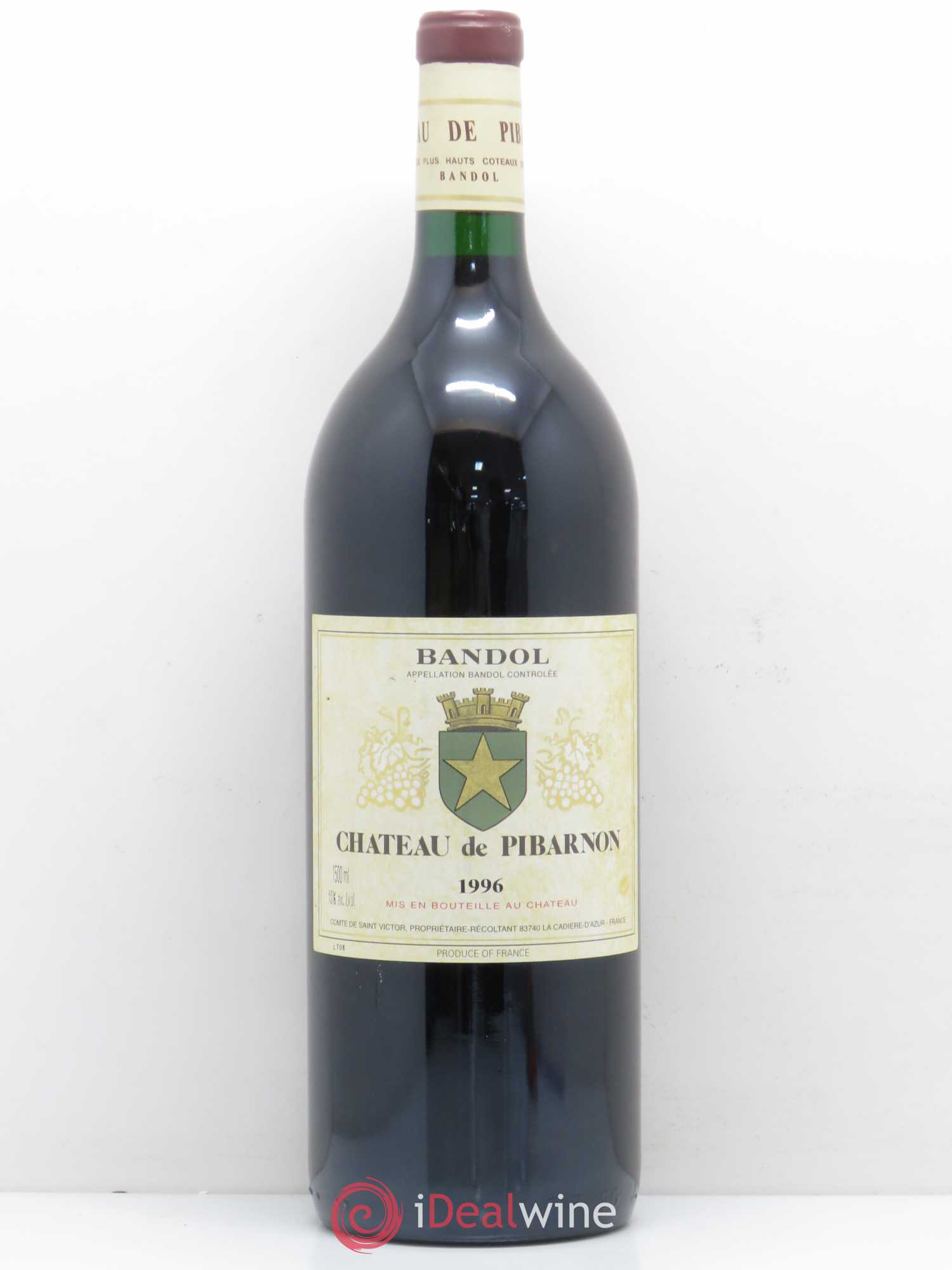 Bandol Château de Pibarnon Comte de Saint-Victor 1996 - Lot de 1 magnum - 0