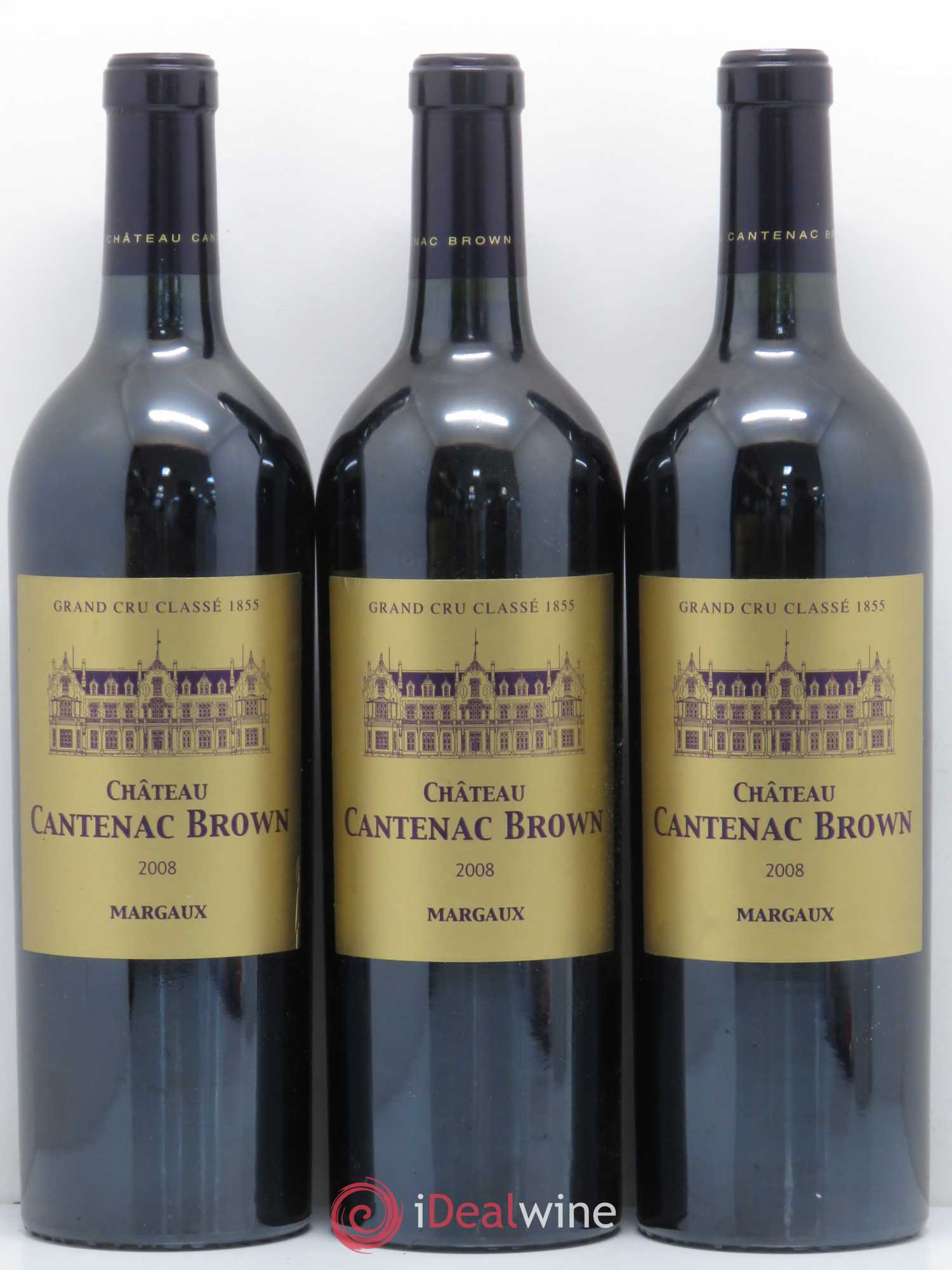 Château Cantenac Brown 3ème Grand Cru Classé 2008 - Lot de 6 bouteilles - 2