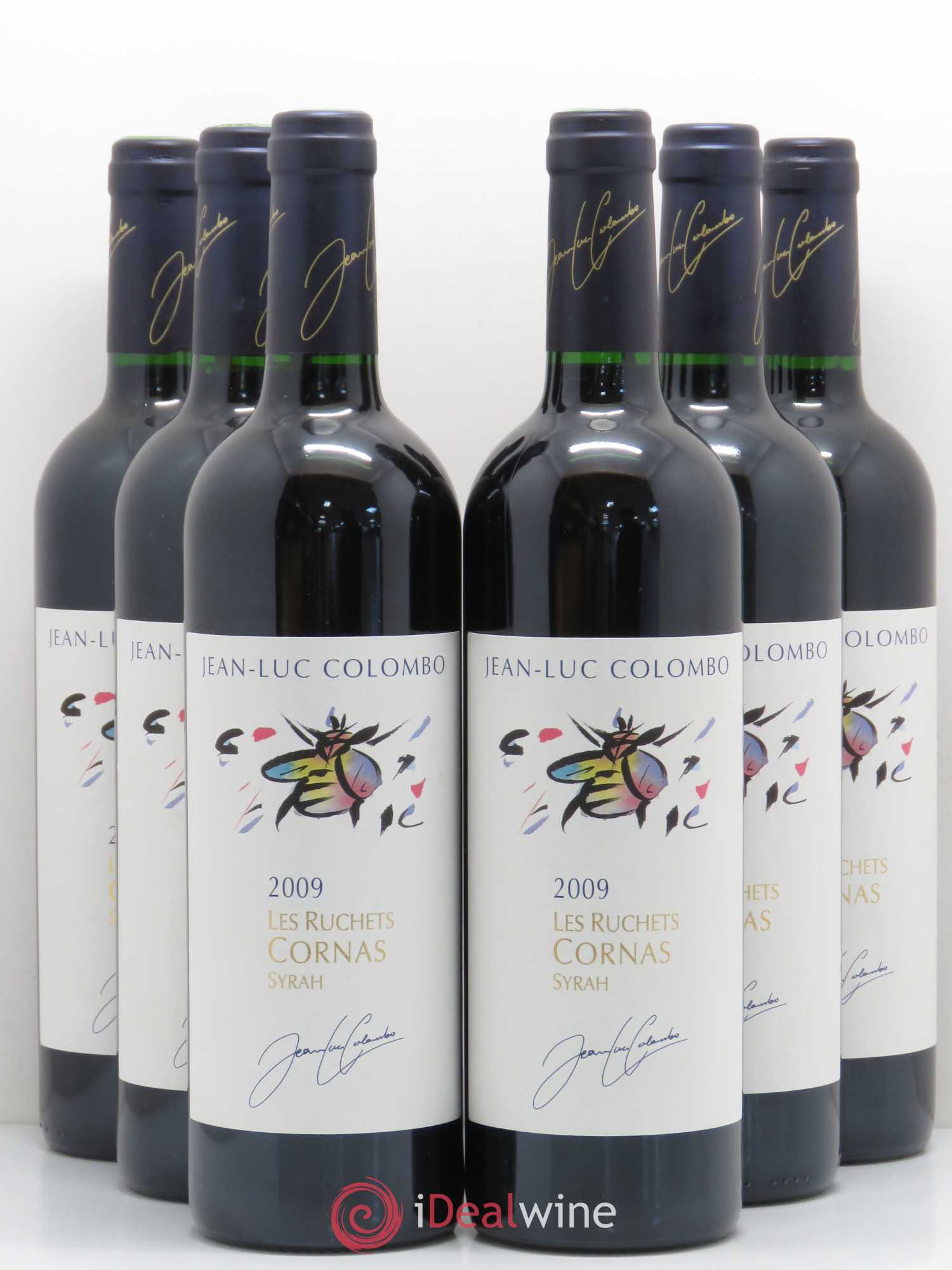 Cornas les Ruchets Jean-Luc Colombo 2009 - Lot de 6 bouteilles - 0