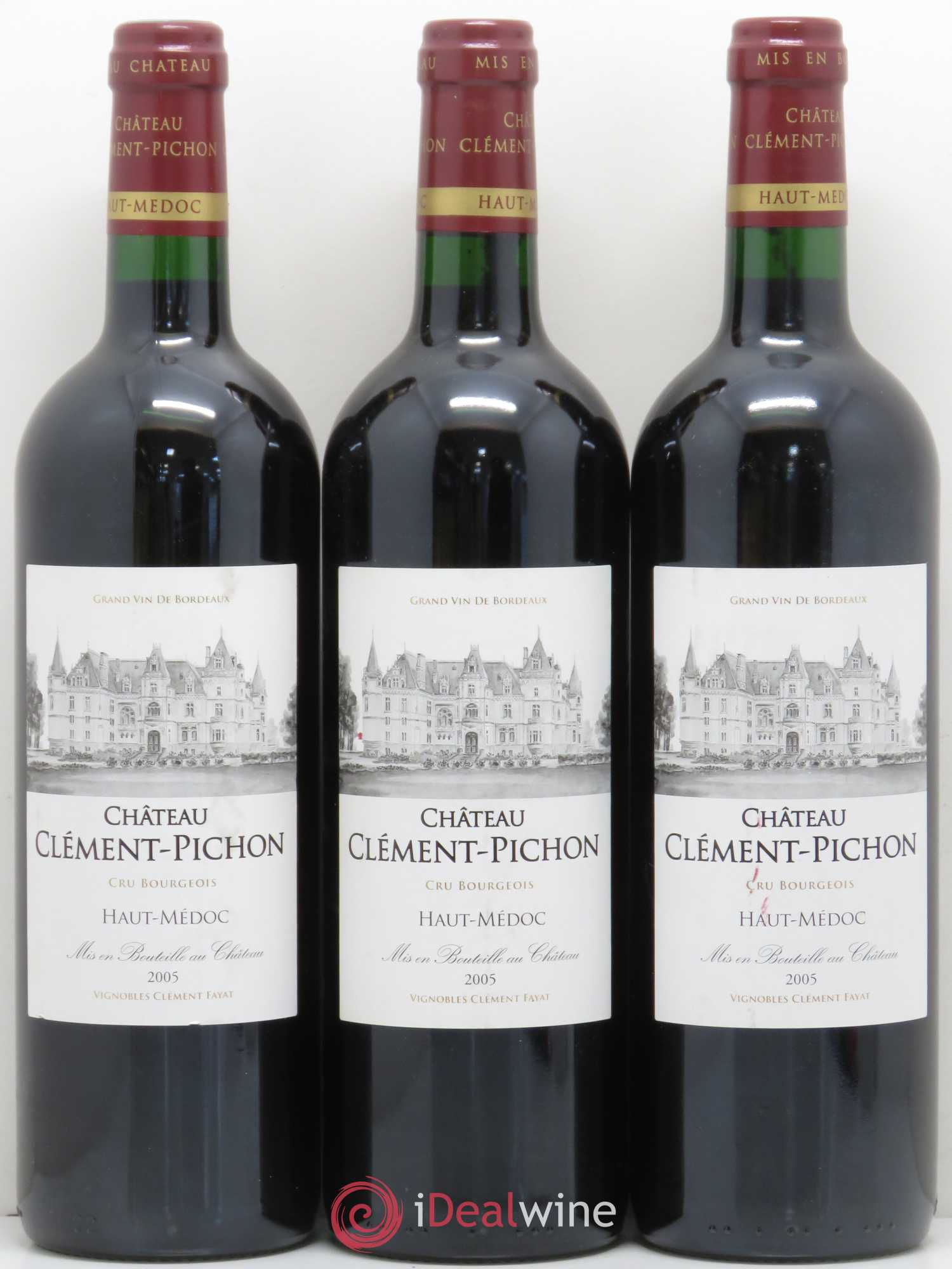 Château Clément-Pichon Cru Bourgeois 2005 - Lot de 12 bouteilles - 2