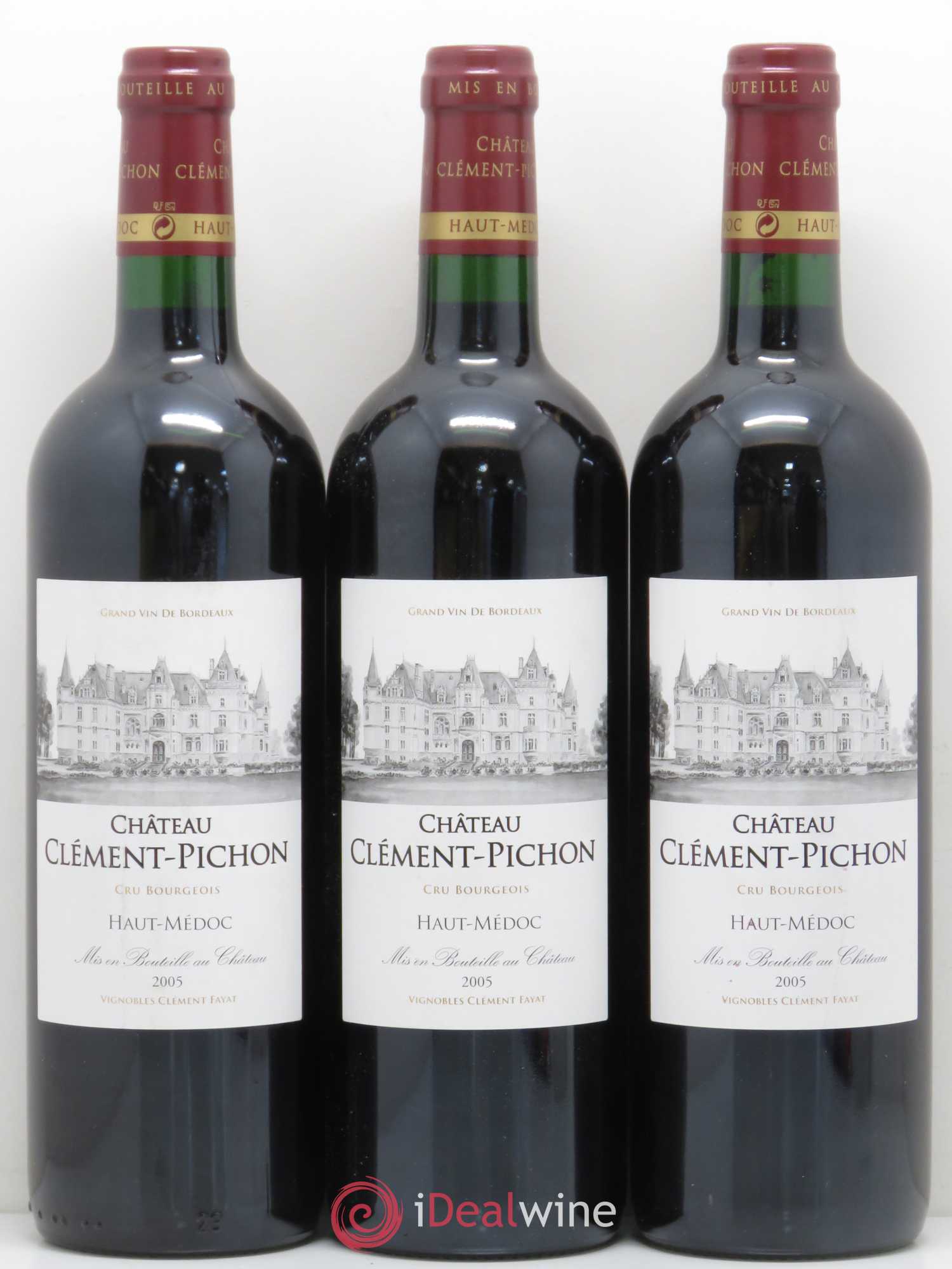 Château Clément-Pichon Cru Bourgeois 2005 - Lot de 12 bouteilles - 3