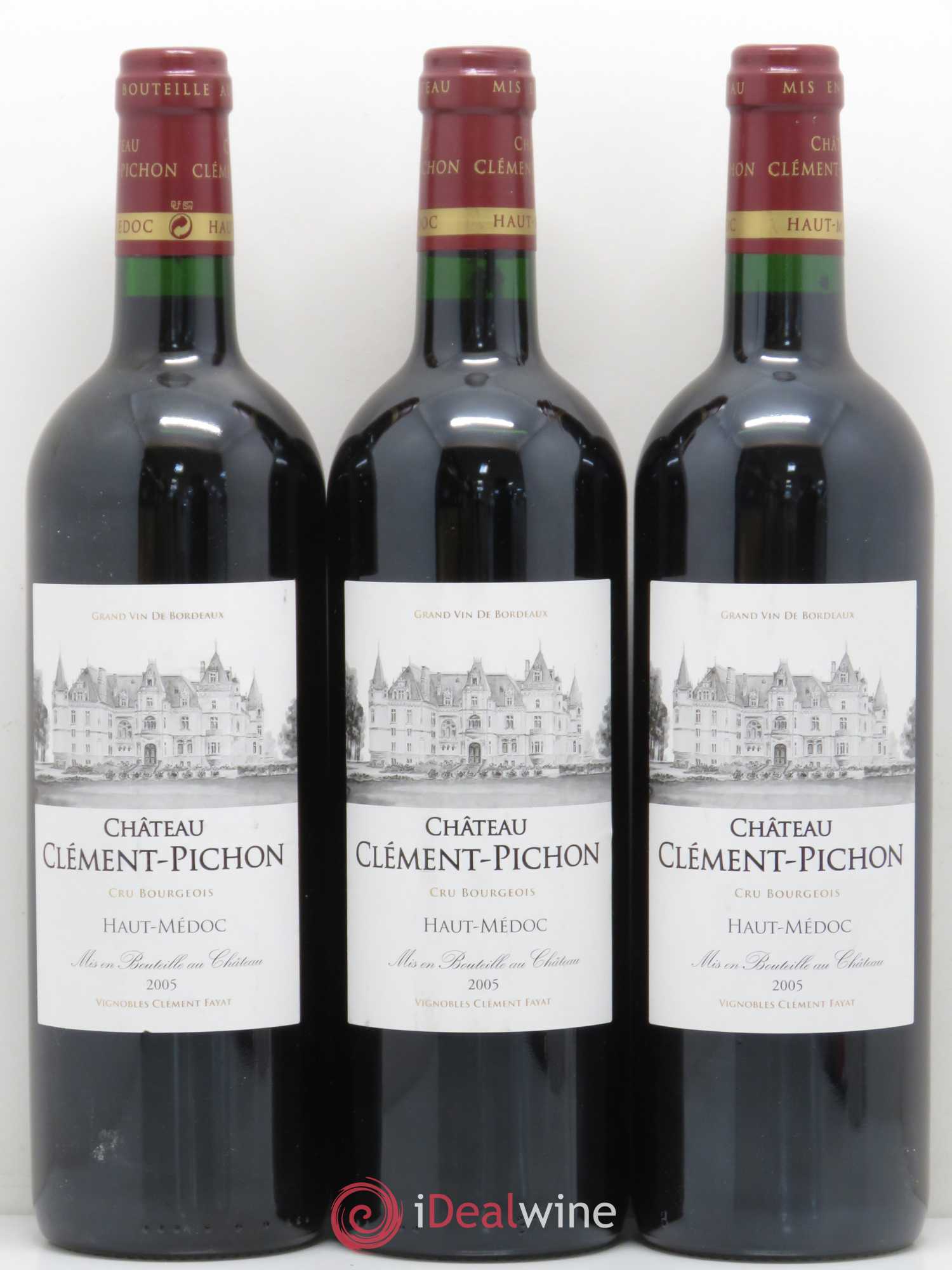 Château Clément-Pichon Cru Bourgeois 2005 - Lot de 12 bouteilles - 4