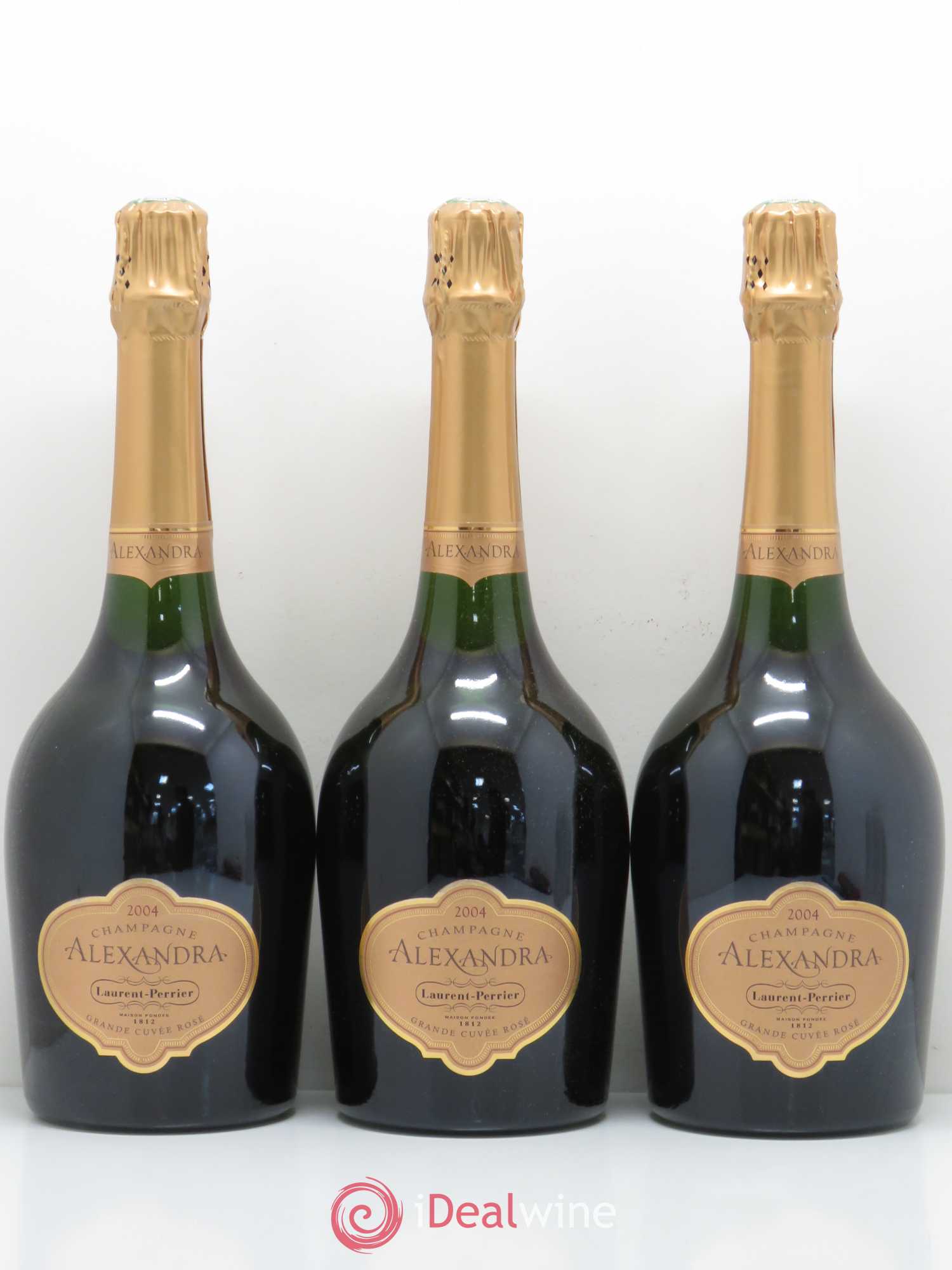 Cuvée Alexandra Laurent Perrier 2004 - Lot de 3 bouteilles - 0