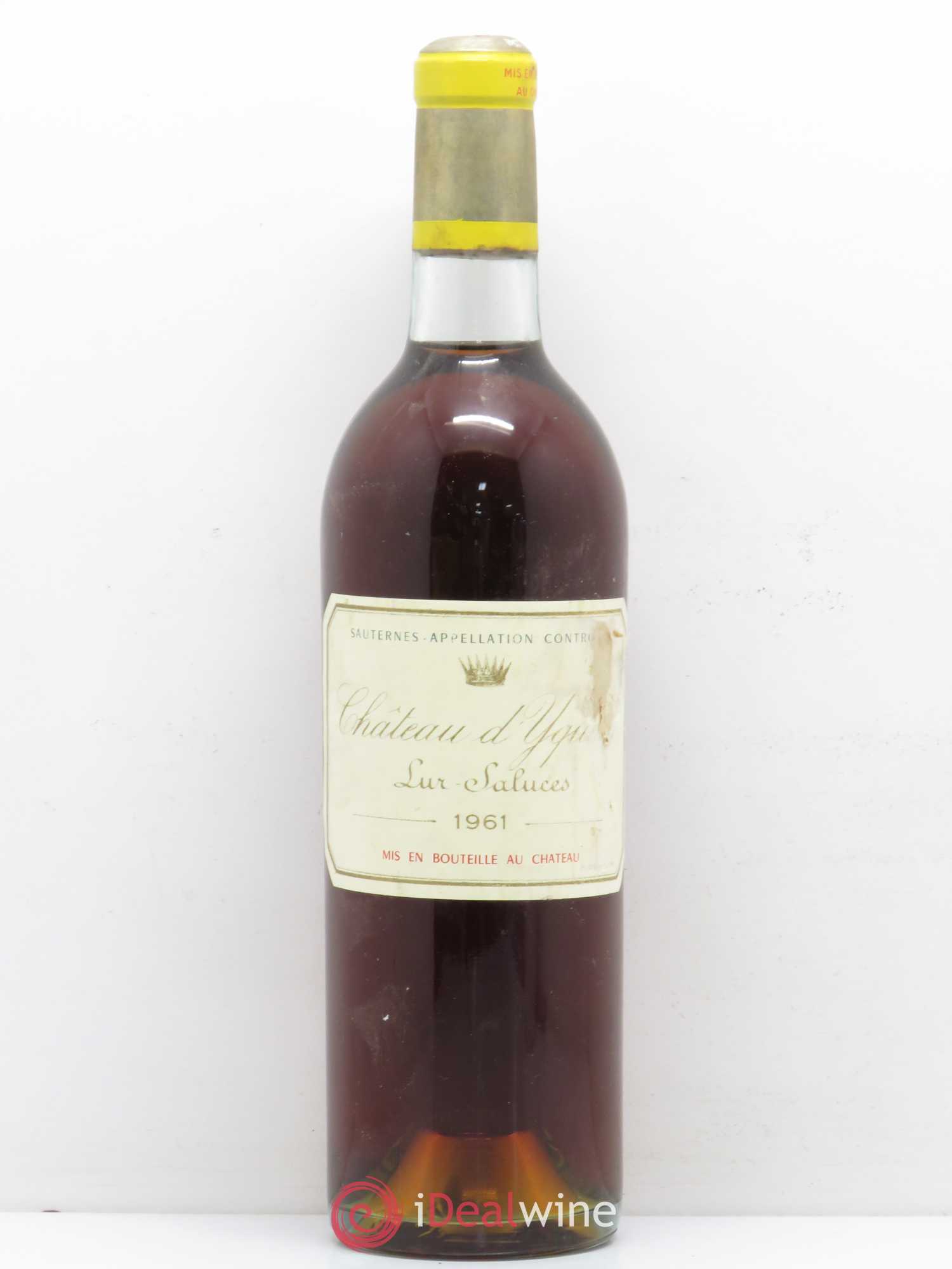 Château d' Yquem 1er Cru Classé Supérieur 1961 - Lotto di 1 bottiglia - 0