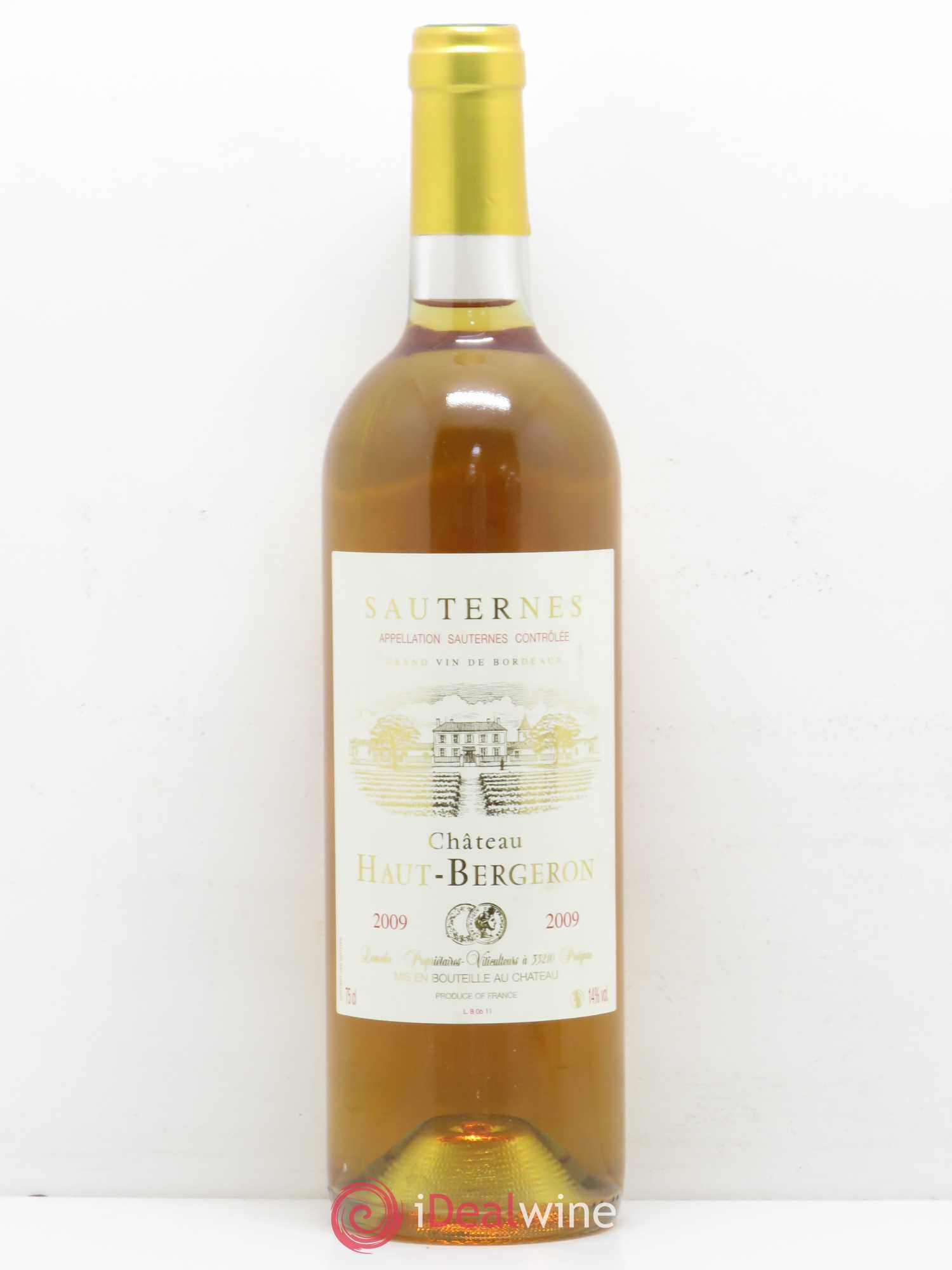 Château Haut-Bergeron 2009 - Lot de 1 bouteille - 0