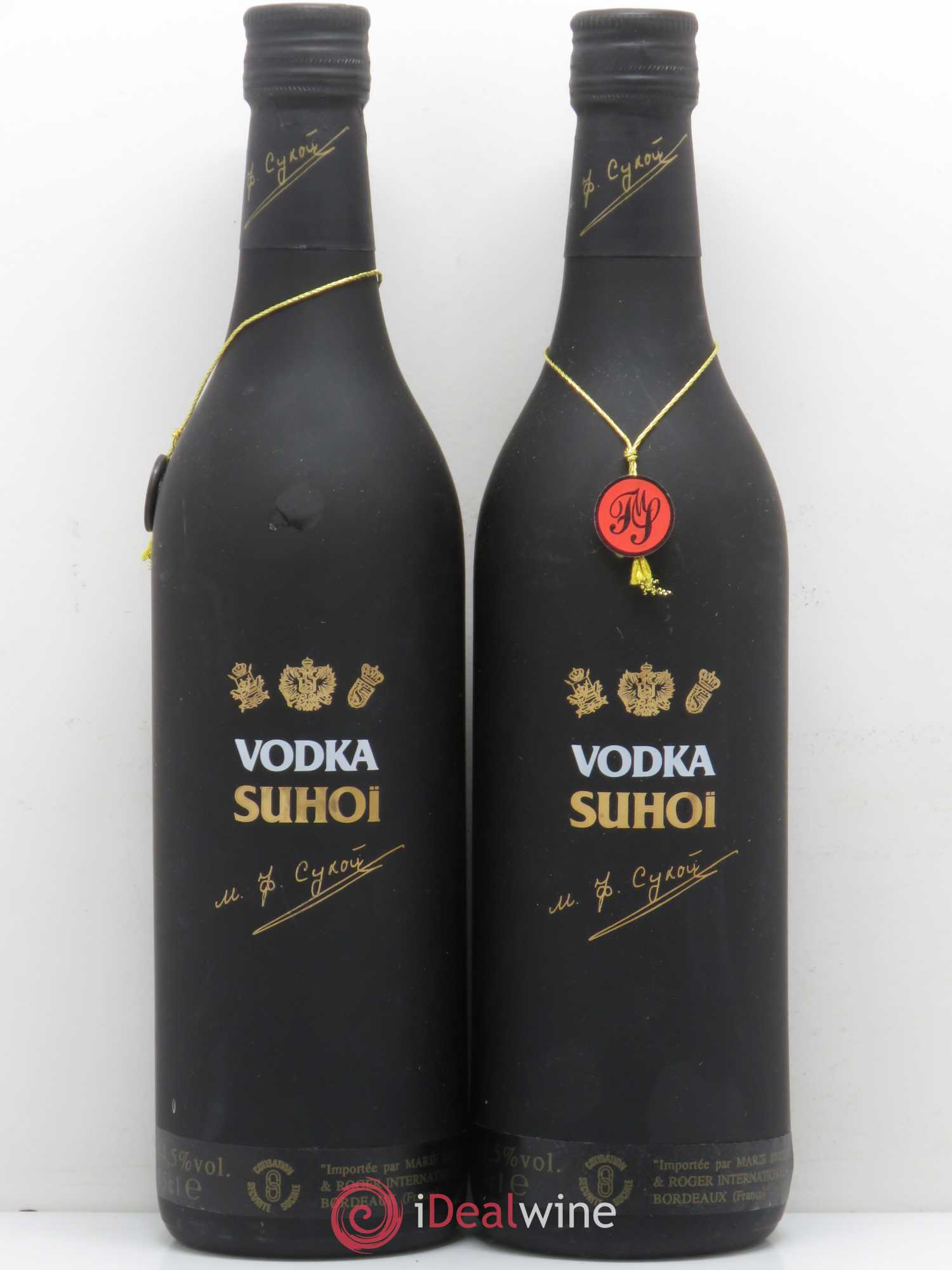 Alcools divers Vodka Suhoï - Lotto di 2 bottiglie - 0