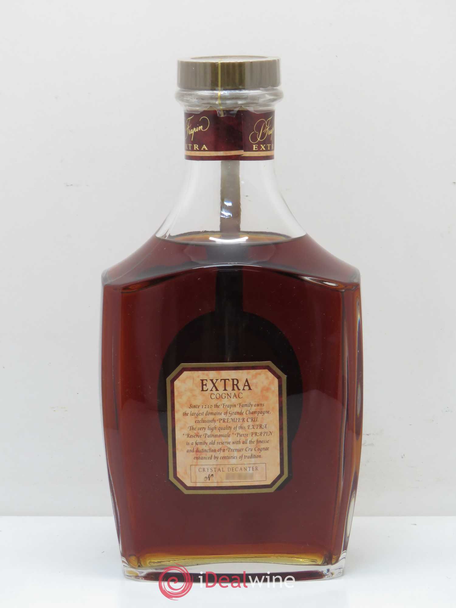 Cognac Grande Champagne extra Reserve patrimoniale Pierre Frapin - Lot de 1 bouteille - 1