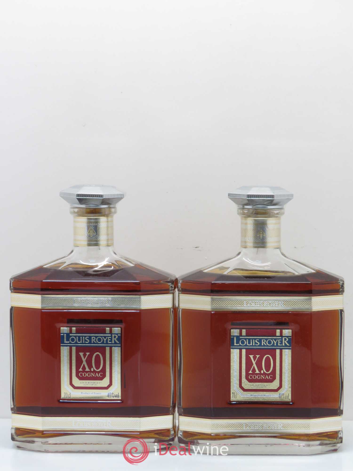 Cognac X.O Louis Royer - Lot of 2 bottles - 0