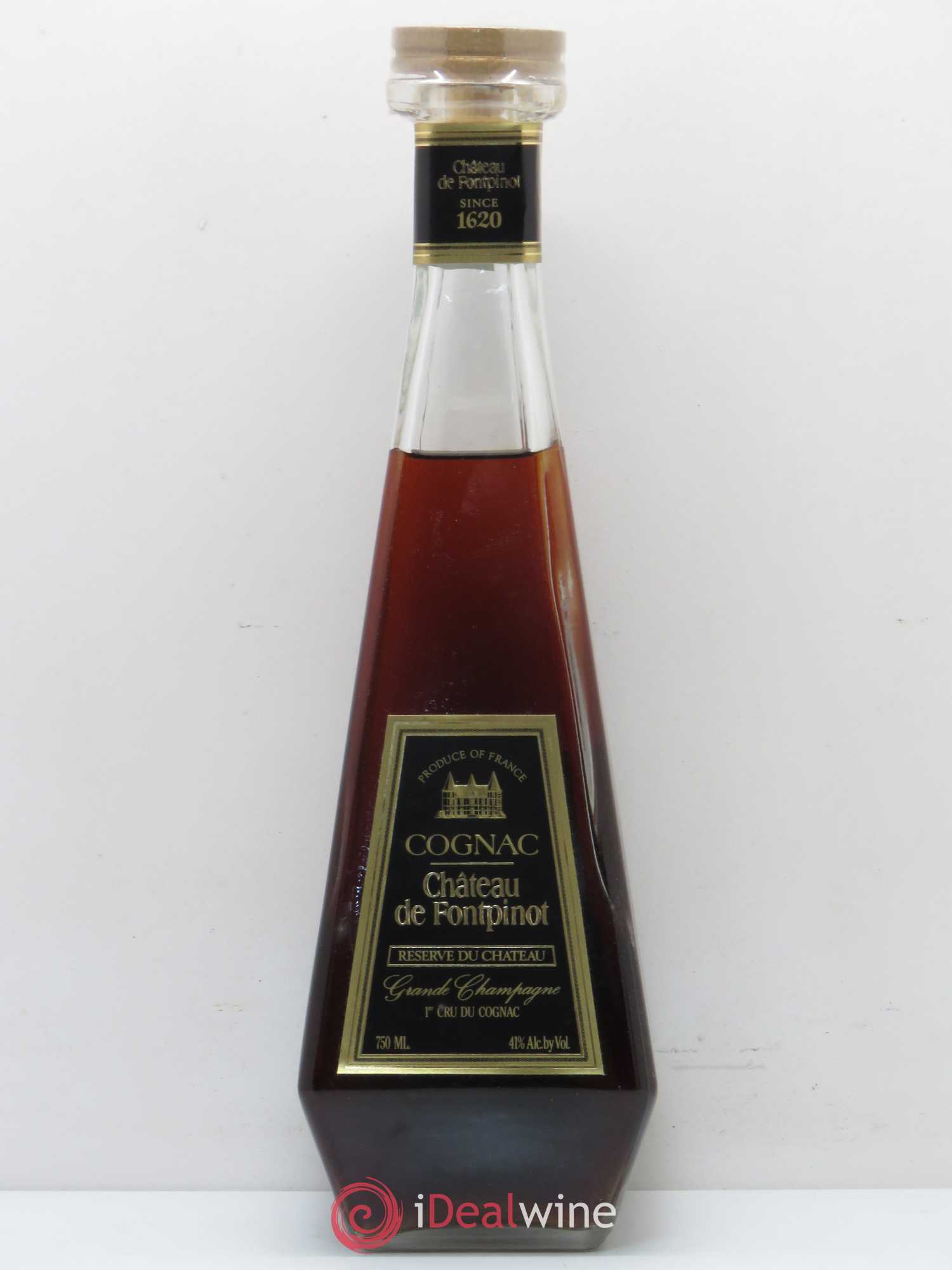 Cognac Grande Champagne reserve du Château Château Fontpinot Frapin - Posten von 1 Flasche - 0