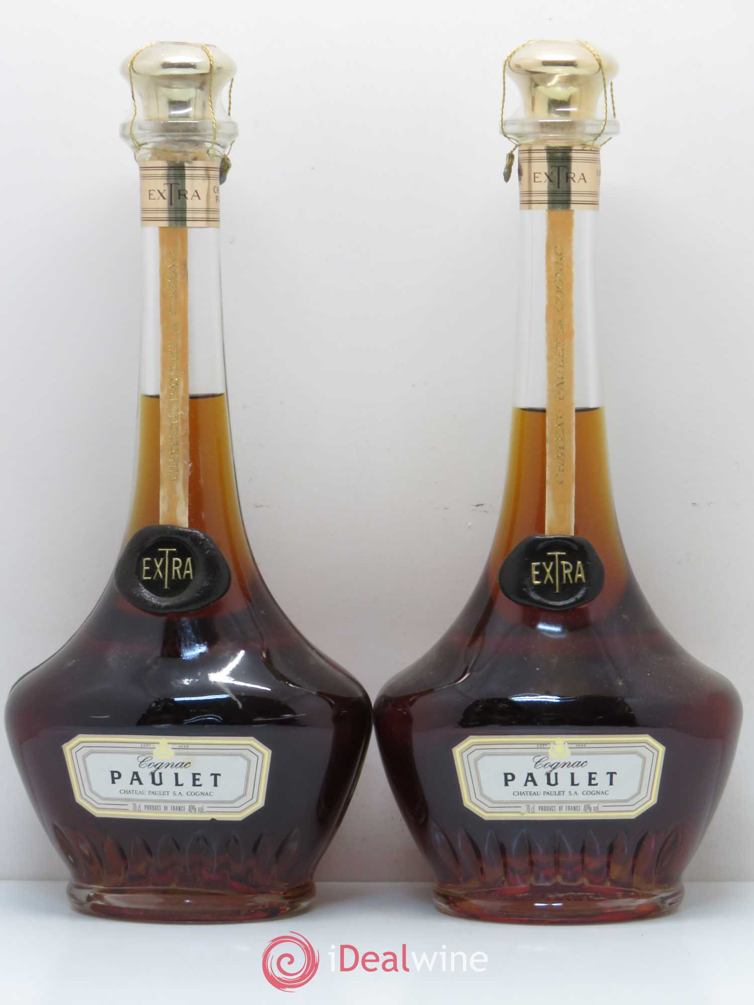 Cognac Extra Paulet - Posten von 2 Flaschen - 0